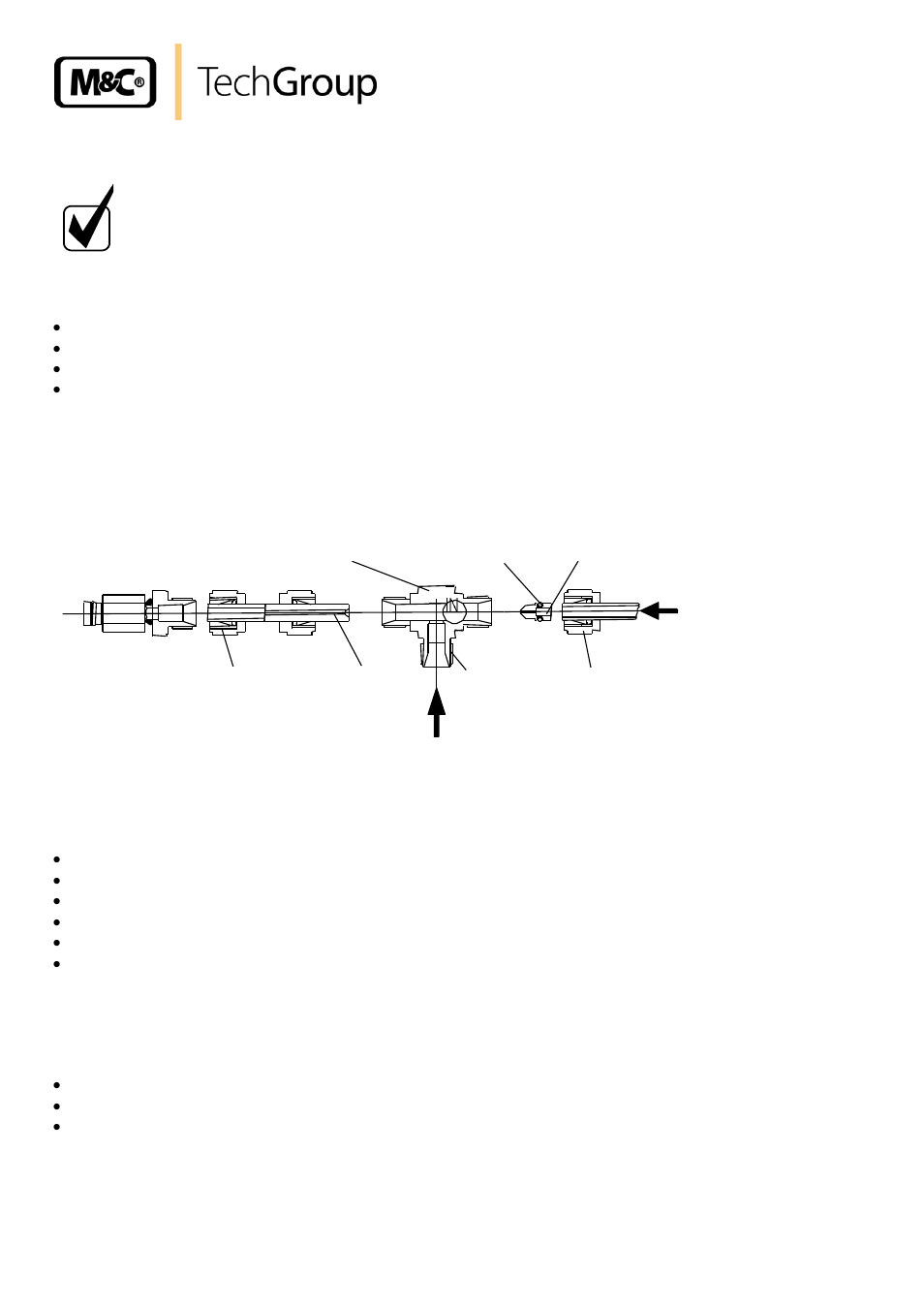 Change and cleaning of the injection nozzle, Removing the bypass t-piece, Figure 15 | Bypass t-piece with injection nozzle and o-ring | M&C TechGroup DIL-1_(H) Operator's manual User Manual | Page 28 / 29