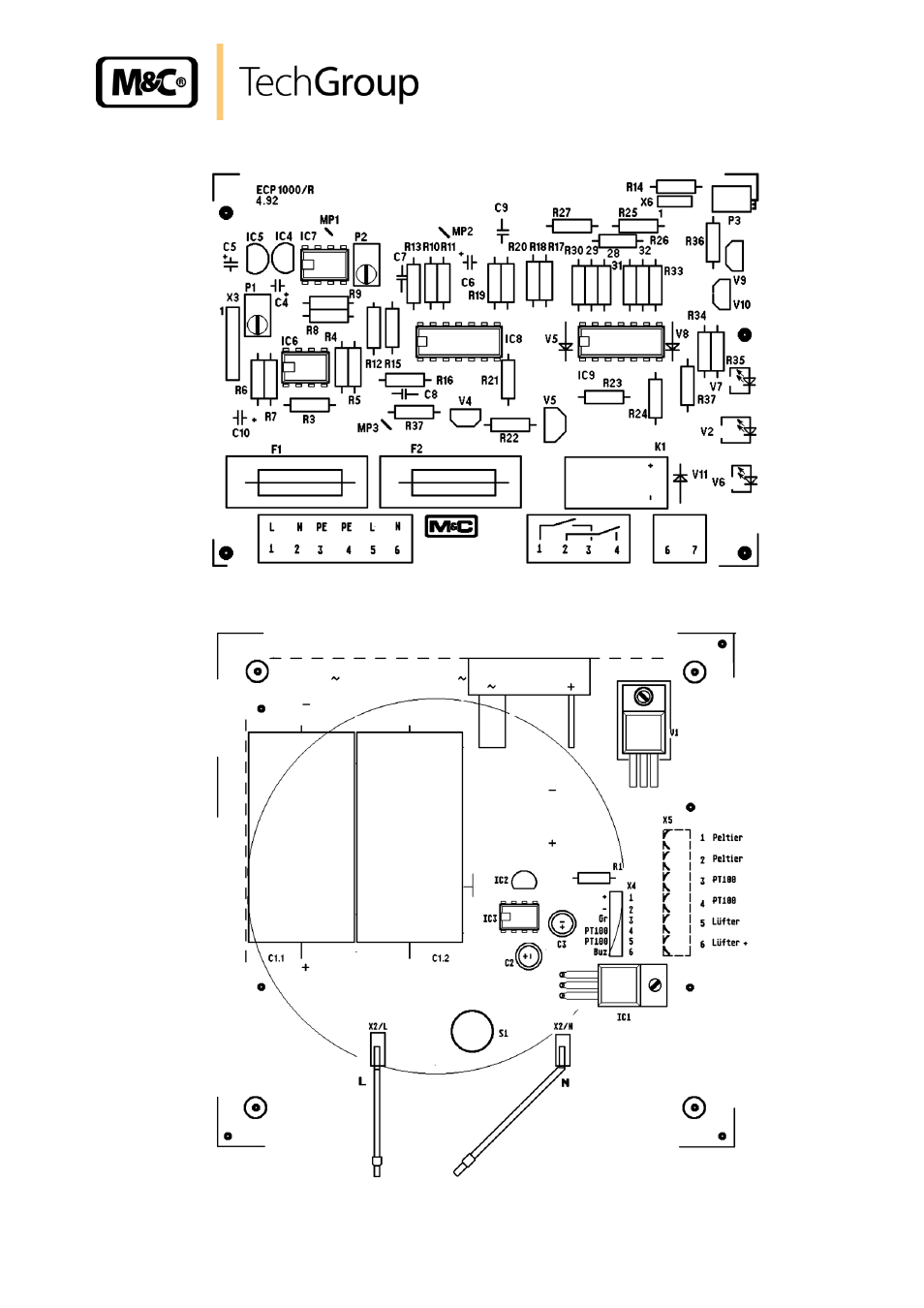 Figure 11, Electronic board and main board up to 2006 | M&C TechGroup ECP3000 Operator's manual User Manual | Page 27 / 30
