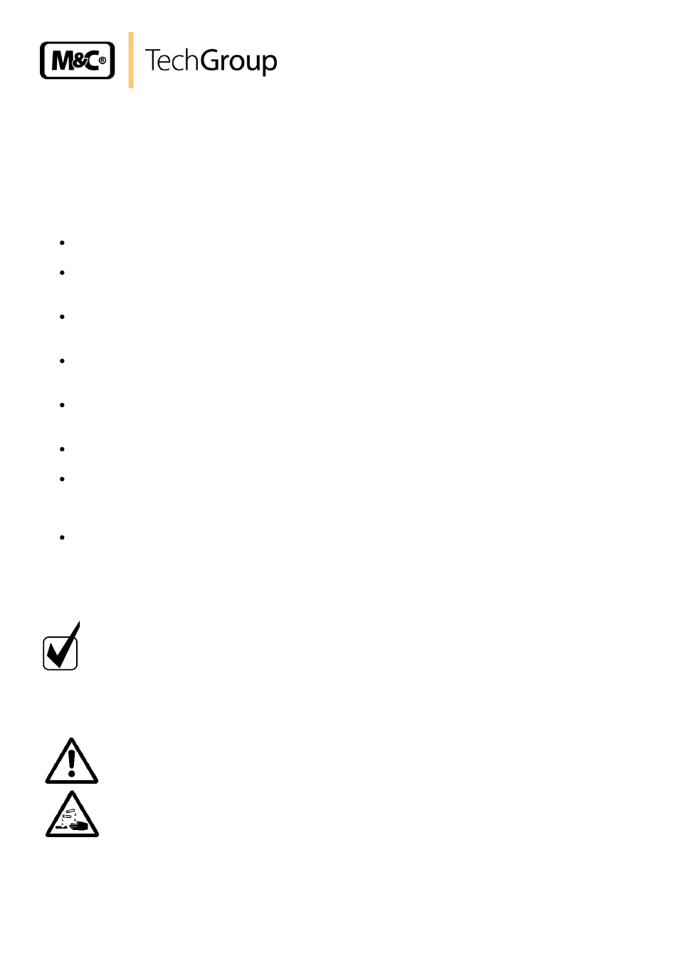 Start up, Closing down | M&C TechGroup MP47-Z-BPR150 Operator's manual User Manual | Page 14 / 19