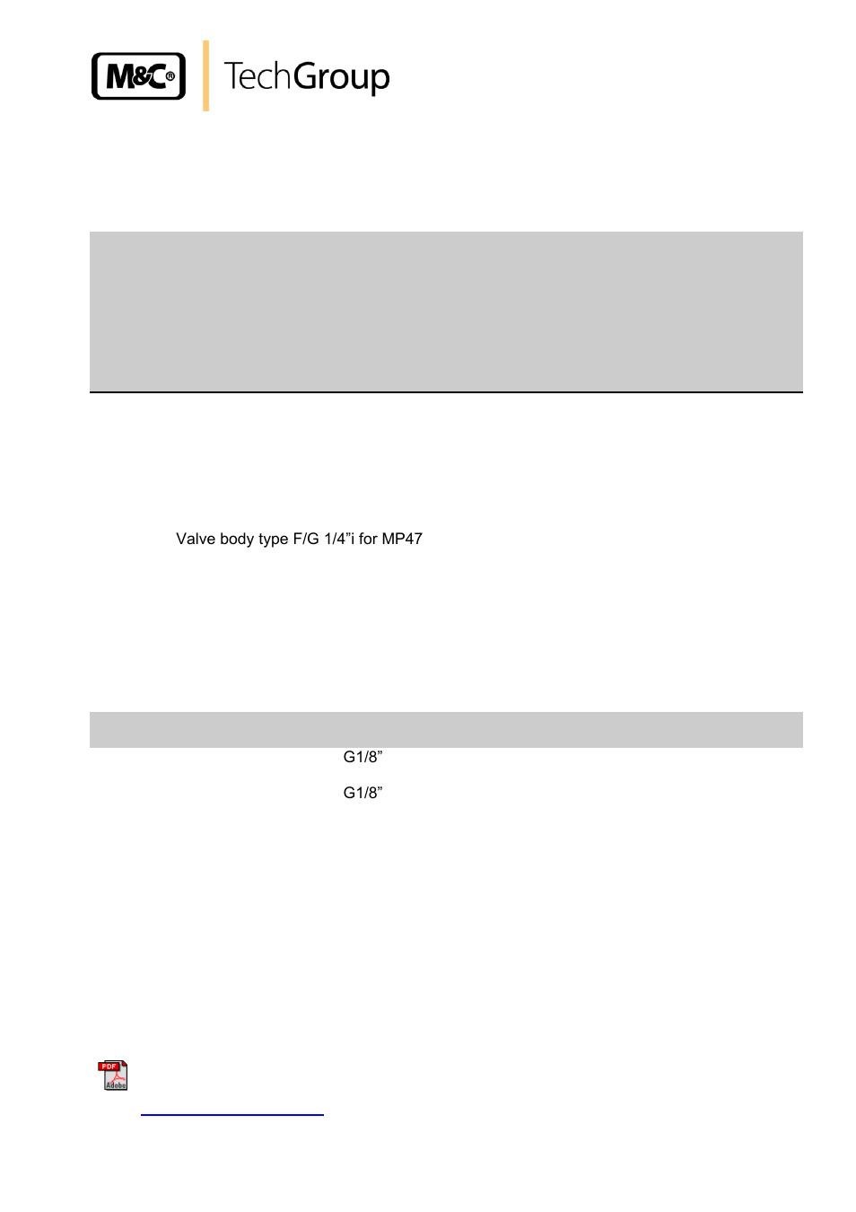 Spare parts list, Annex | M&C TechGroup MP47-Z-BPR150 Operator's manual User Manual | Page 19 / 19