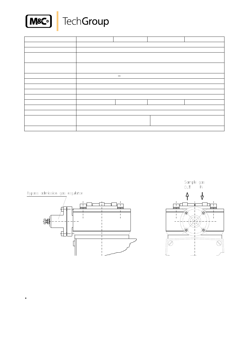 Receipt of goods and storage, Illustration 1, Construction pump head | M&C TechGroup MP47-Z-BPR150 Operator's manual User Manual | Page 9 / 19