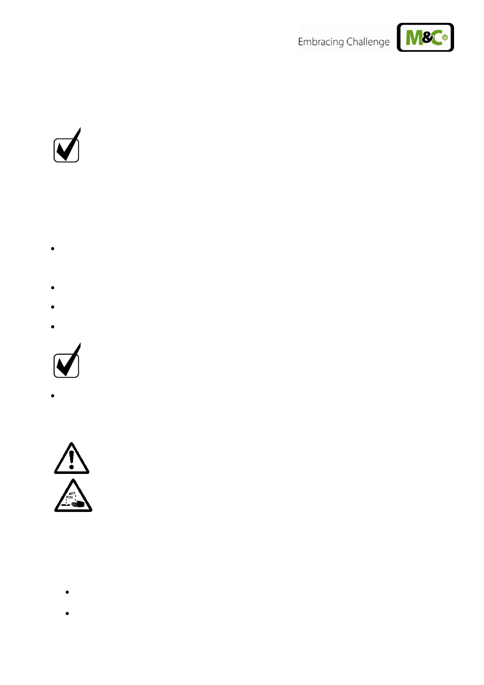 Hose connections, Lay the connectors on the rear panel | M&C TechGroup CSS-VC2 Operator's manual User Manual | Page 19 / 56