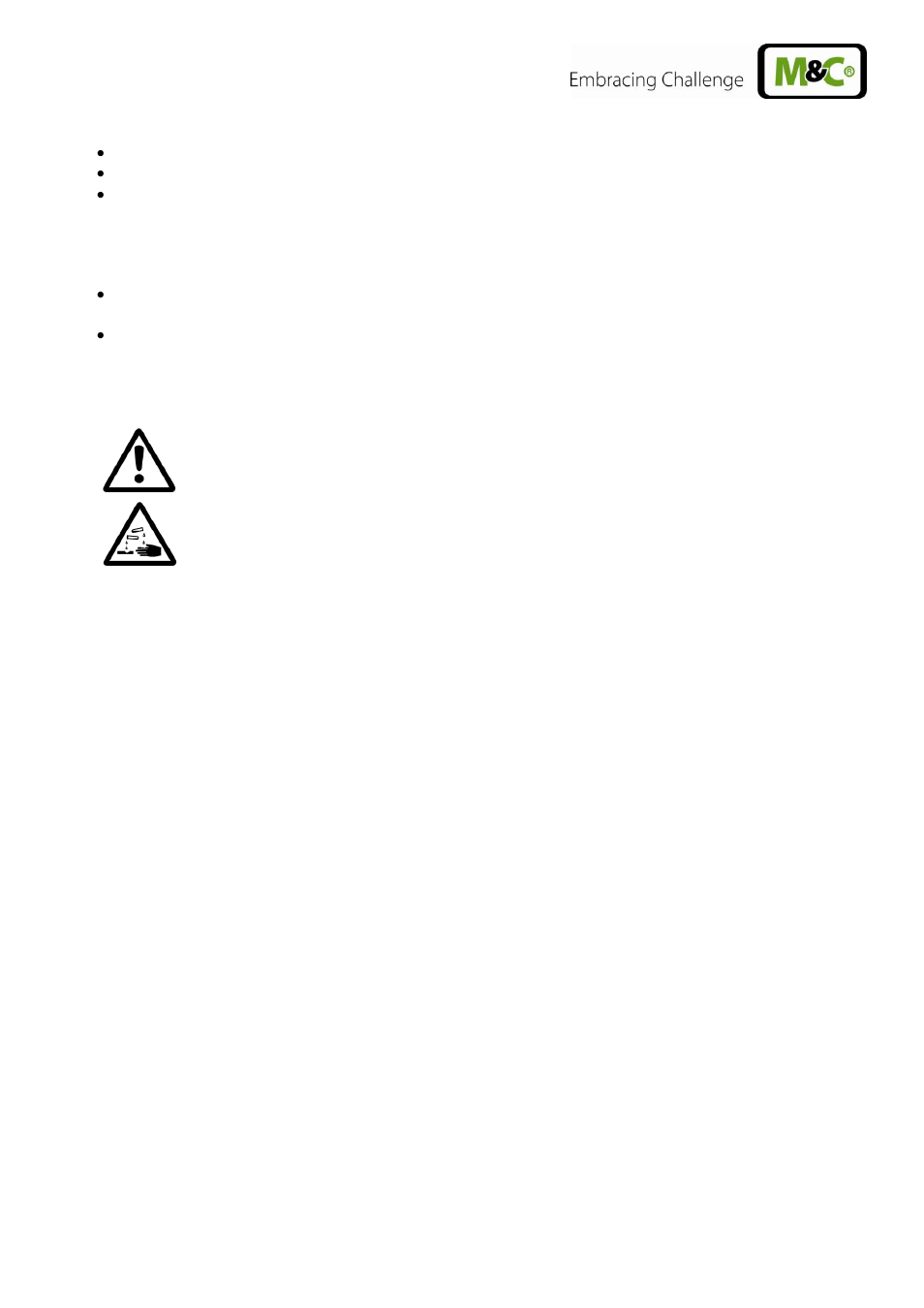 Cleaningtype n 3/5/9 kpe | M&C TechGroup CSS-VC2 Operator's manual User Manual | Page 45 / 56