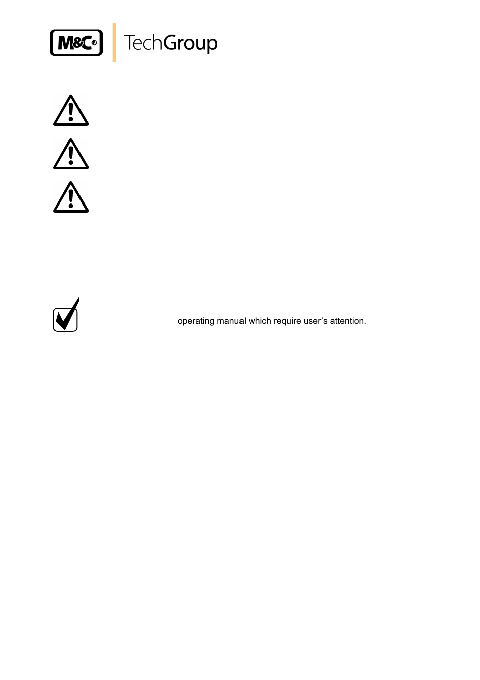 Used terms and signal indications | M&C TechGroup FT-...-H2 Operator's manual User Manual | Page 6 / 15