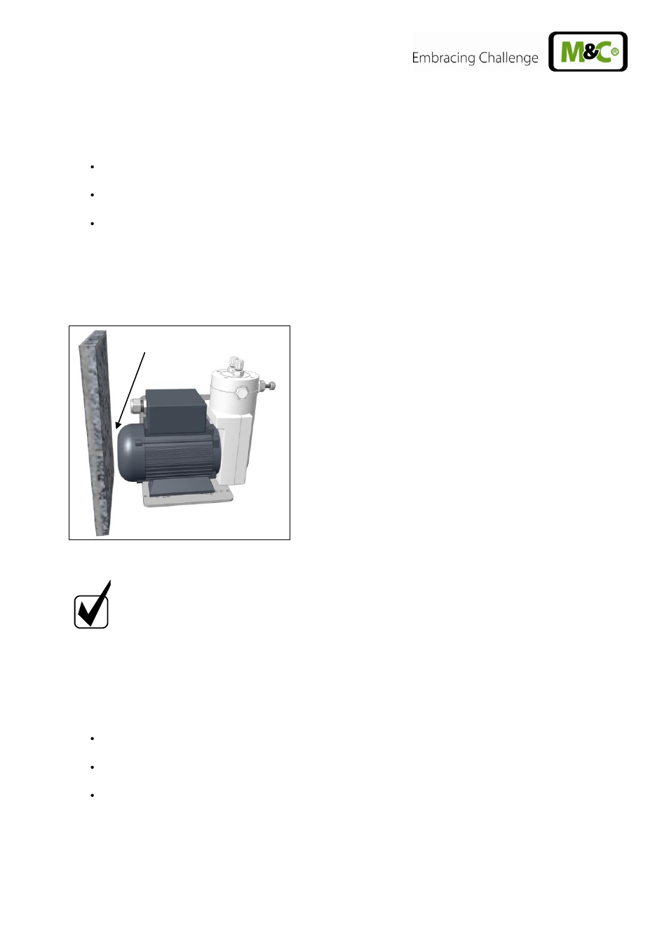 Ambient conditions, Pump mounting, Turning of the pump head | Figure 4, Mounting of mp-f | M&C TechGroup MP-F10_R Operator's manual User Manual | Page 11 / 18