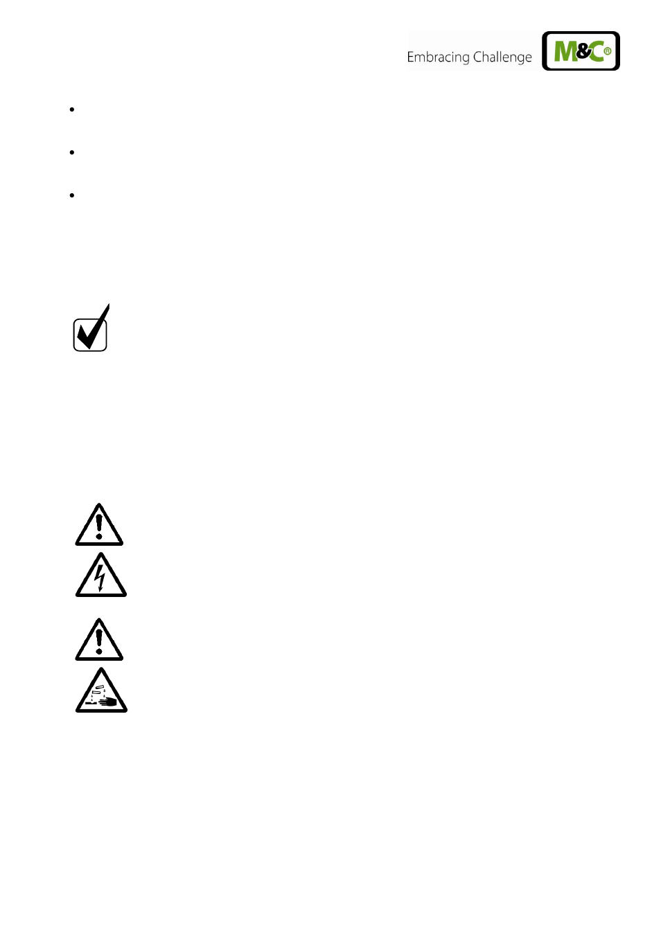 Closing down, Maintenance | M&C TechGroup MP-F10_R Operator's manual User Manual | Page 15 / 18