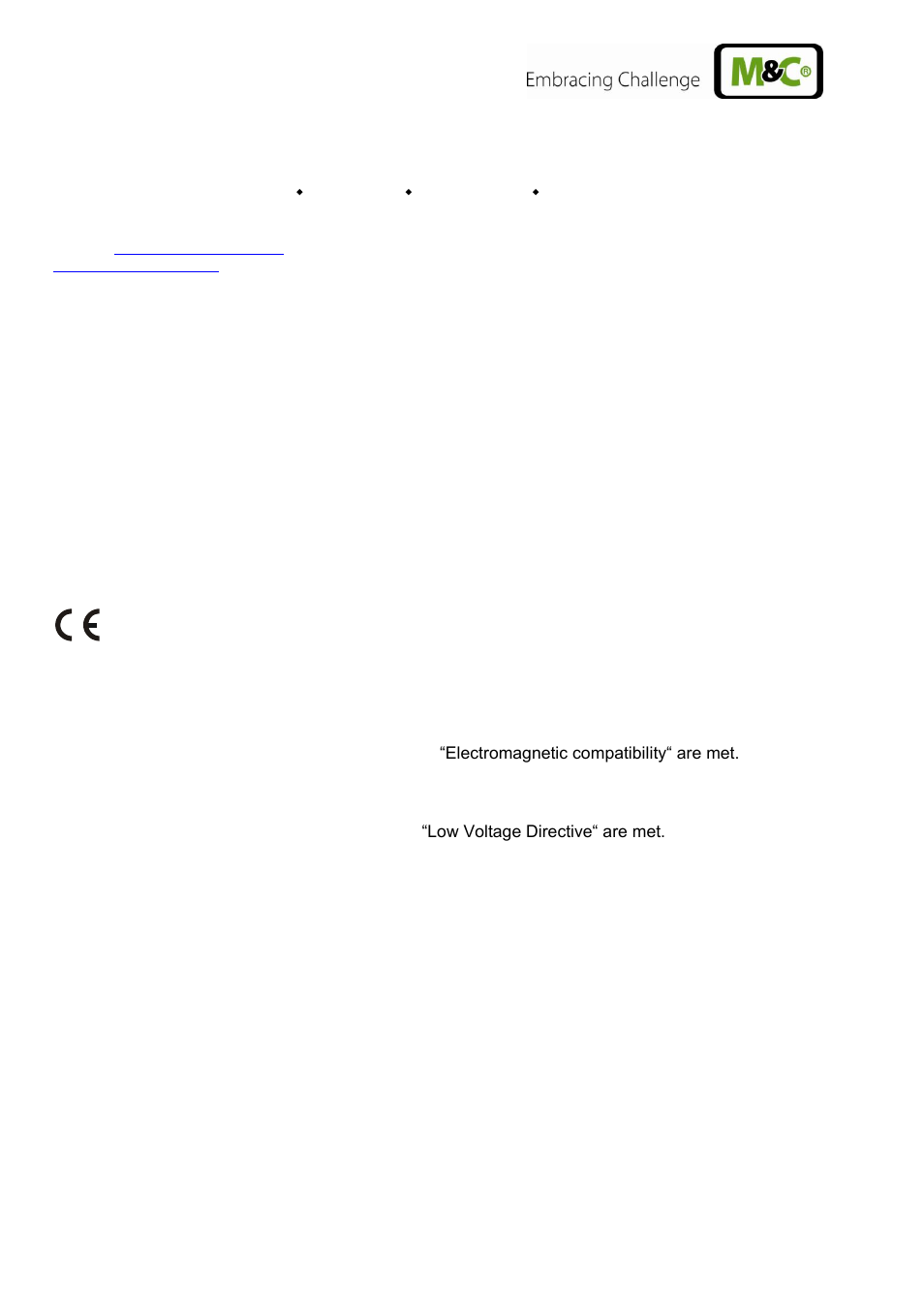 General information, Declaration of conformity, Head office | M&C TechGroup MP-F10_R Operator's manual User Manual | Page 4 / 18