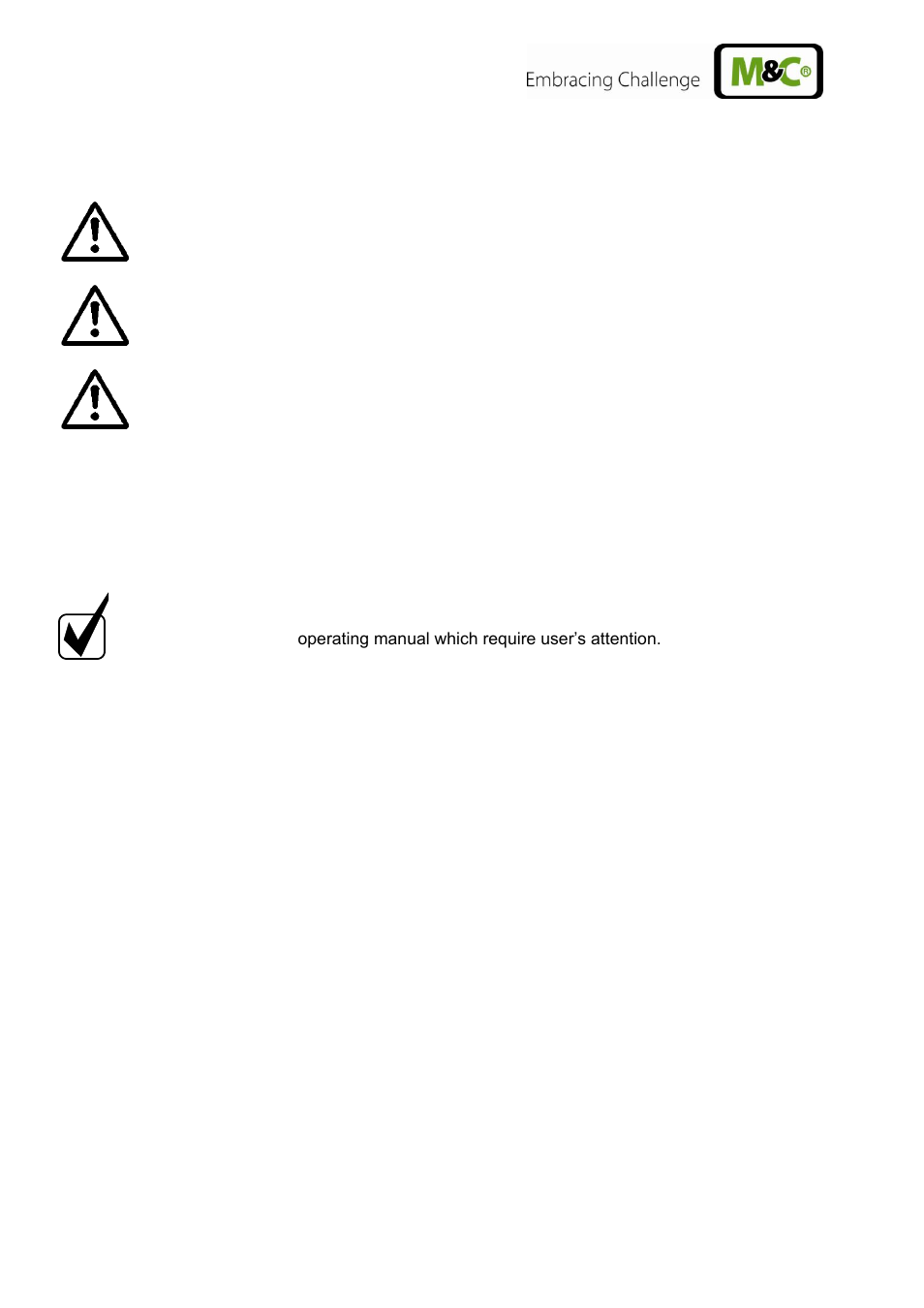 Used terms and signal indications | M&C TechGroup MP-F10_R Operator's manual User Manual | Page 6 / 18