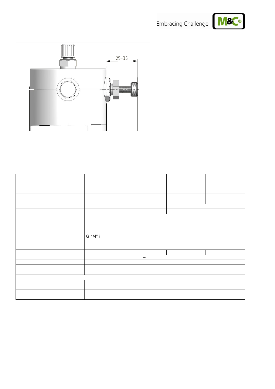Technical data, Figure 1, Bellows pump with needle valve type mp-f../r | 9technical data | M&C TechGroup MP-F10_R Operator's manual User Manual | Page 8 / 18
