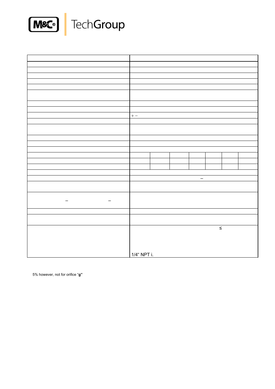 Technical data, 8technical data | M&C TechGroup SP2000H_DIL_BR Operator's manual User Manual | Page 13 / 35