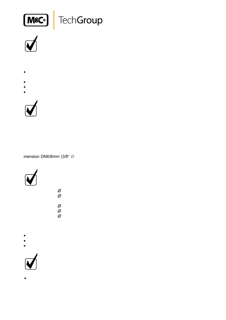 Connection of diluted sample outlet tubing | M&C TechGroup SP2000H_DIL_BR Operator's manual User Manual | Page 17 / 35