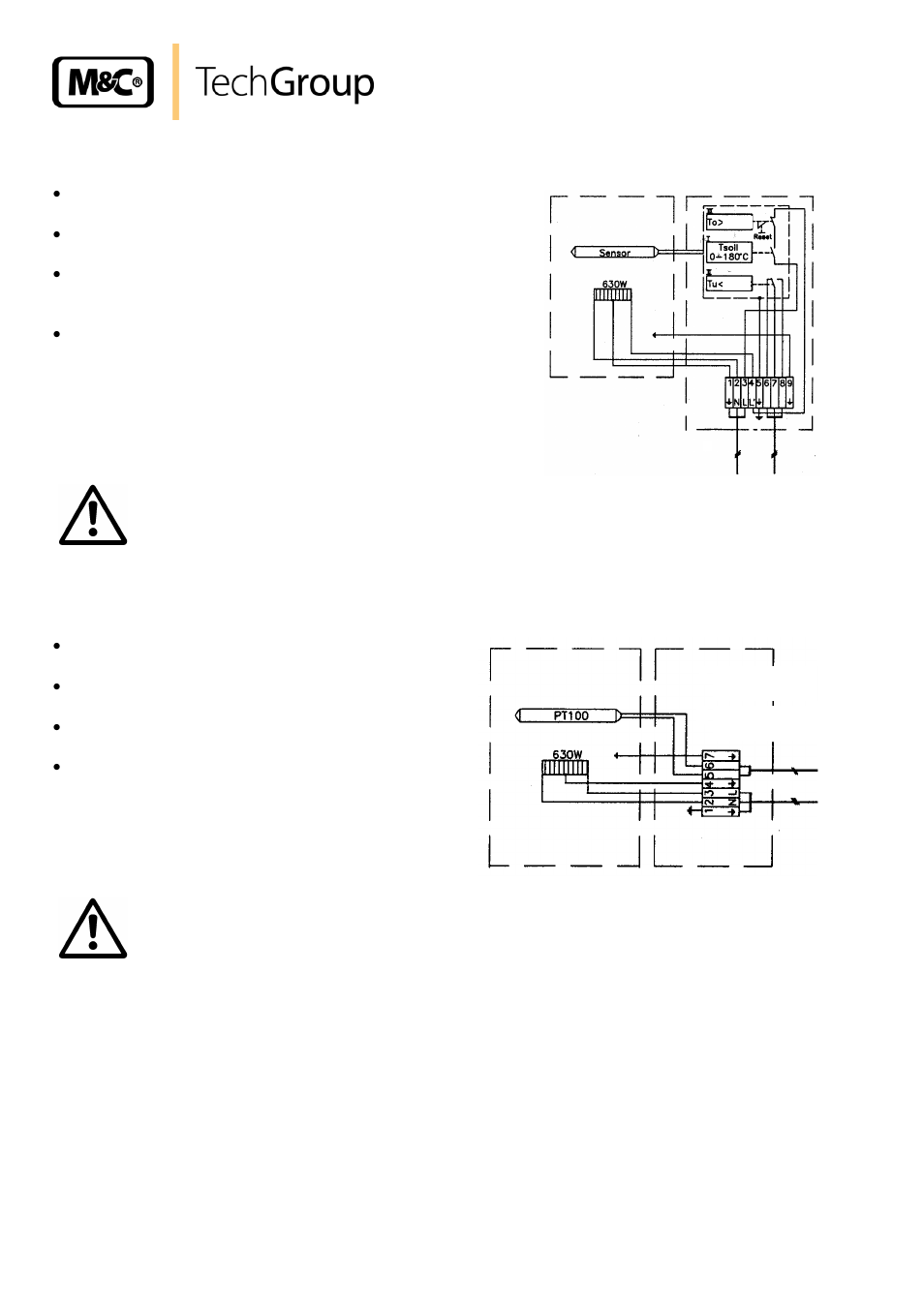 Types with internal capillary tube hermostat, Types with external temperature controller | M&C TechGroup SP2000H_DIL_BR Operator's manual User Manual | Page 20 / 35