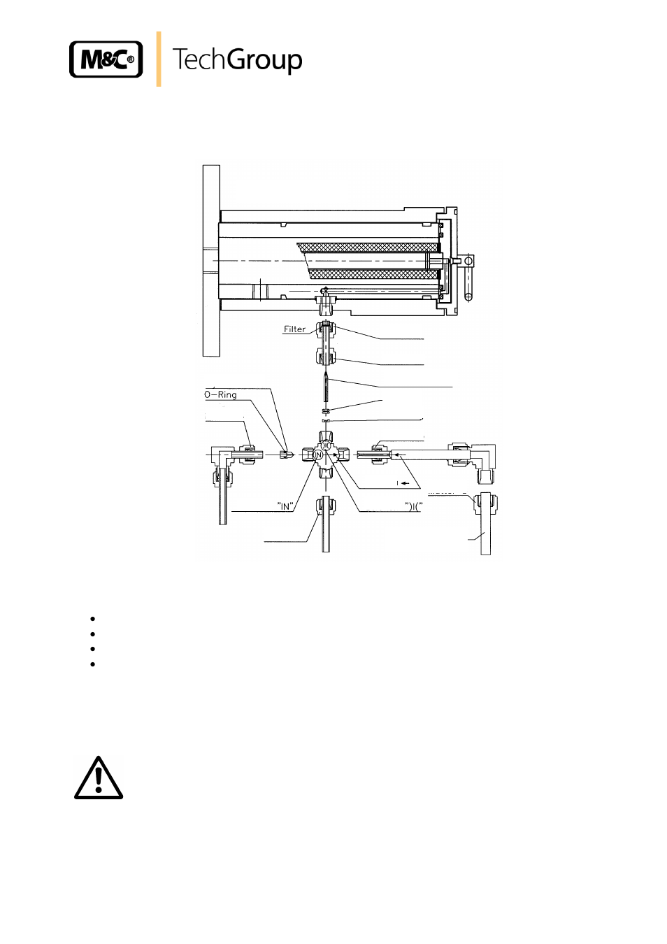 Dismantling the dilution cross, Figure 13, Exploded drawing of dilution unit | M&C TechGroup SP2000H_DIL_BR Operator's manual User Manual | Page 27 / 35