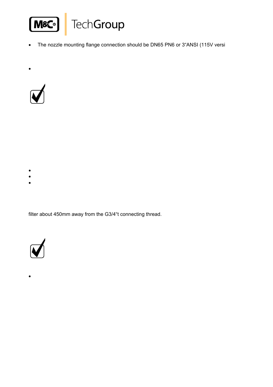 Installation, Probe assembly | M&C TechGroup SP2500-H_C_I_BB_F Operator's manual User Manual | Page 13 / 22