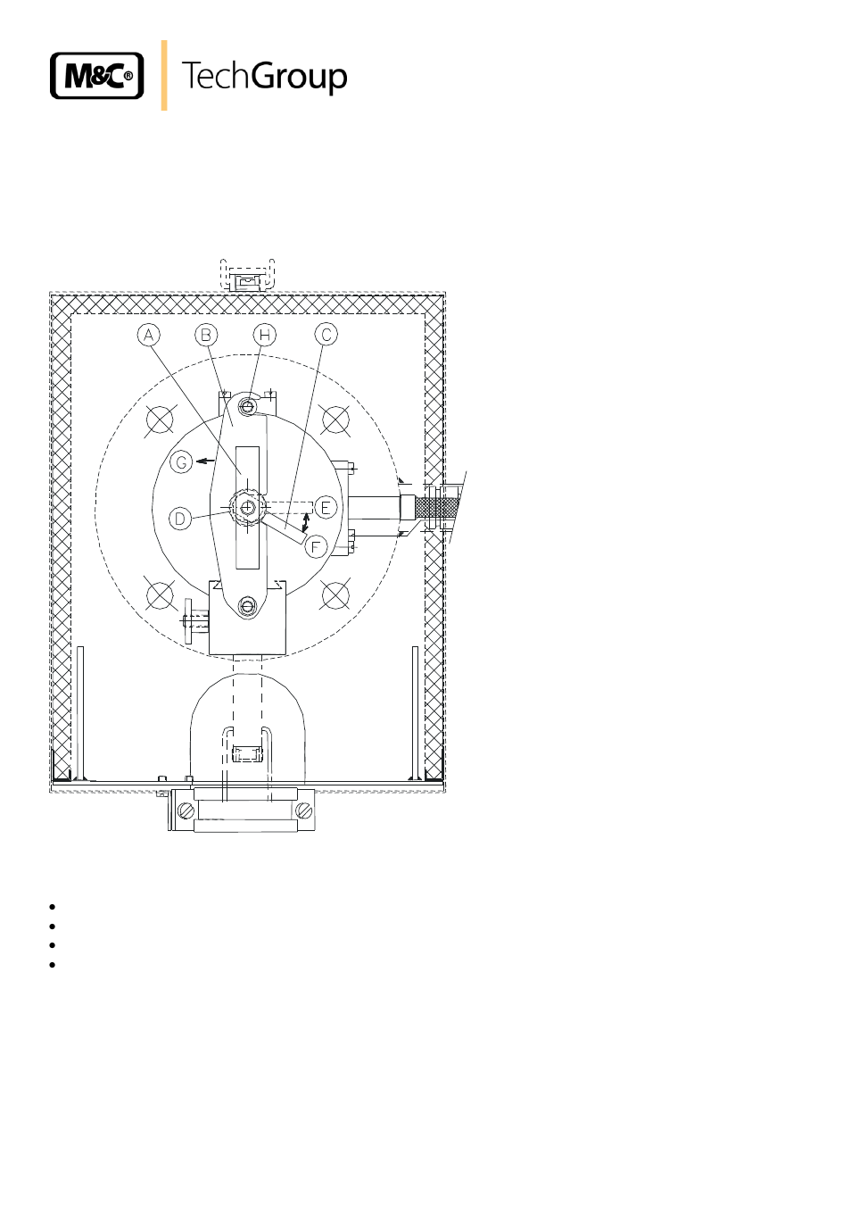 Fitting preliminary filter or sample tube, Figure 5, Schematic diagram of filter housing cover | M&C TechGroup SP2500-H_C_I_BB_F Operator's manual User Manual | Page 14 / 22