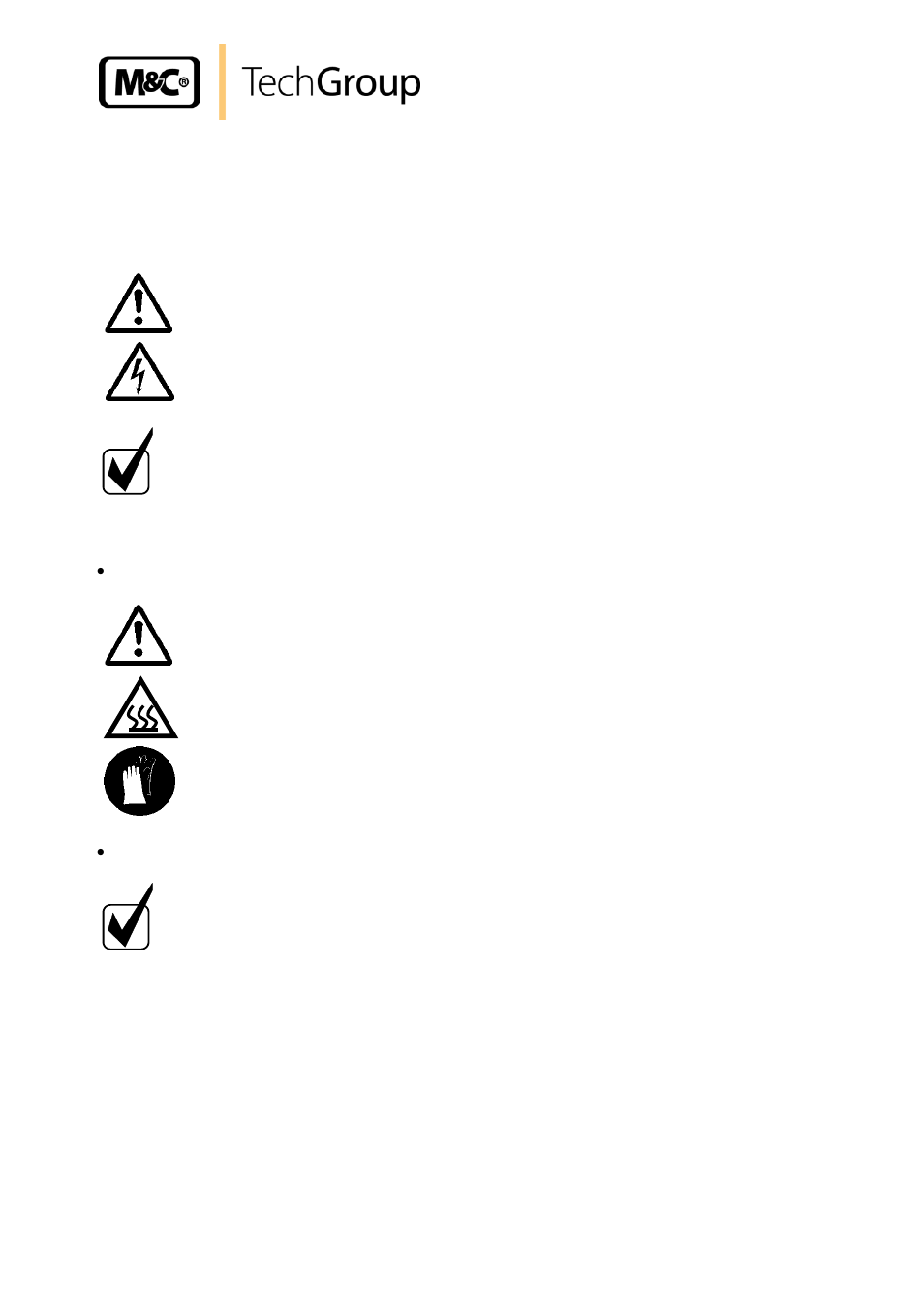 Starting | M&C TechGroup SP2500-H_C_I_BB_F Operator's manual User Manual | Page 19 / 22