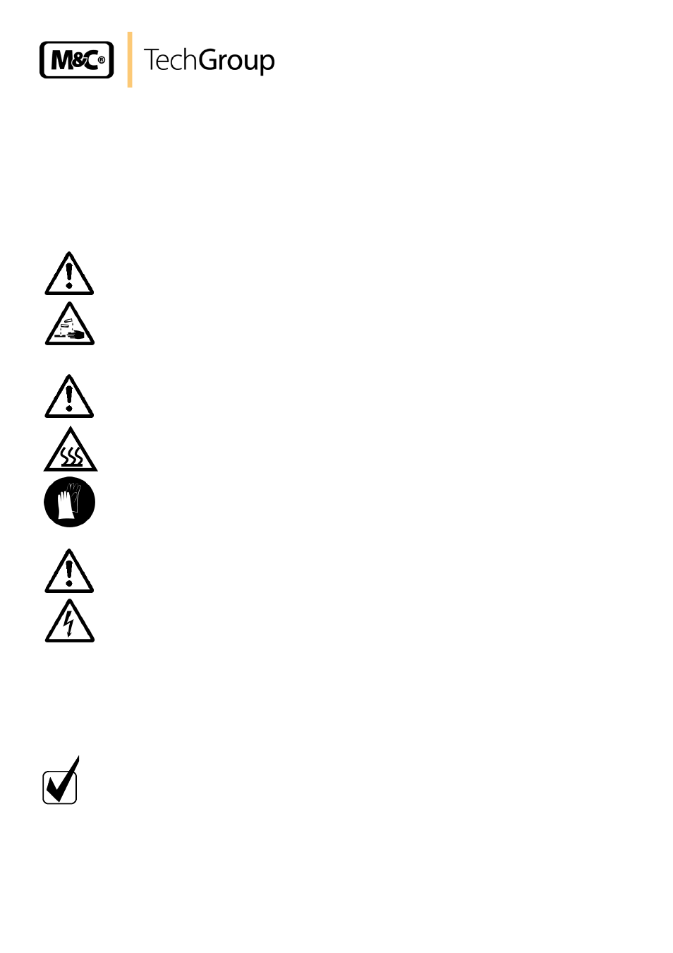 Closing down, Maintenance | M&C TechGroup SP2500-H_C_I_BB_F Operator's manual User Manual | Page 20 / 22