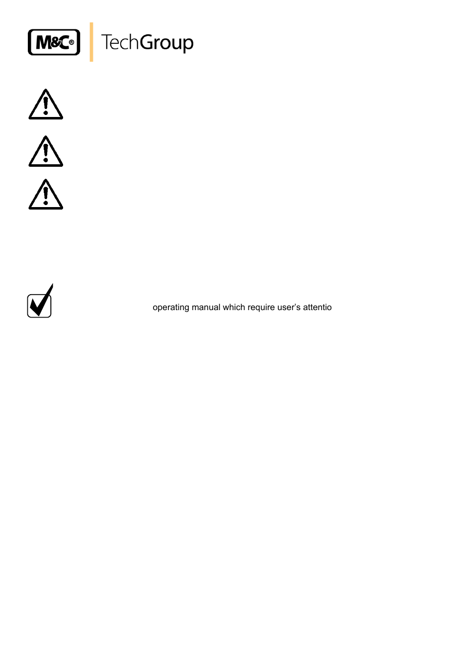 Used terms and signal indications | M&C TechGroup SP2500-H_C_I_BB_F Operator's manual User Manual | Page 6 / 22