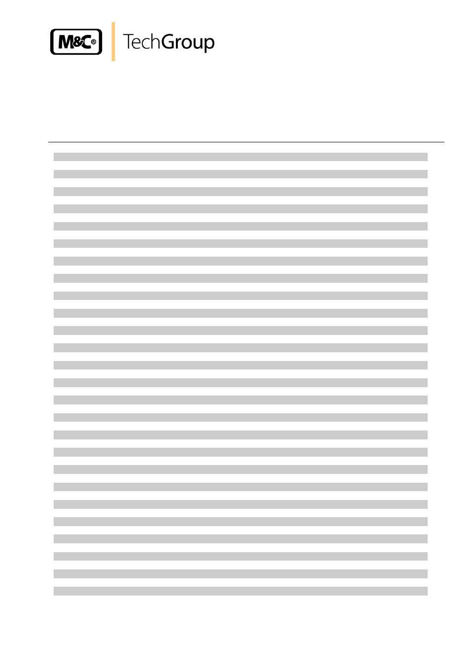 Cross sensitivities | M&C TechGroup PMA 20 Operator's manual User Manual | Page 17 / 28