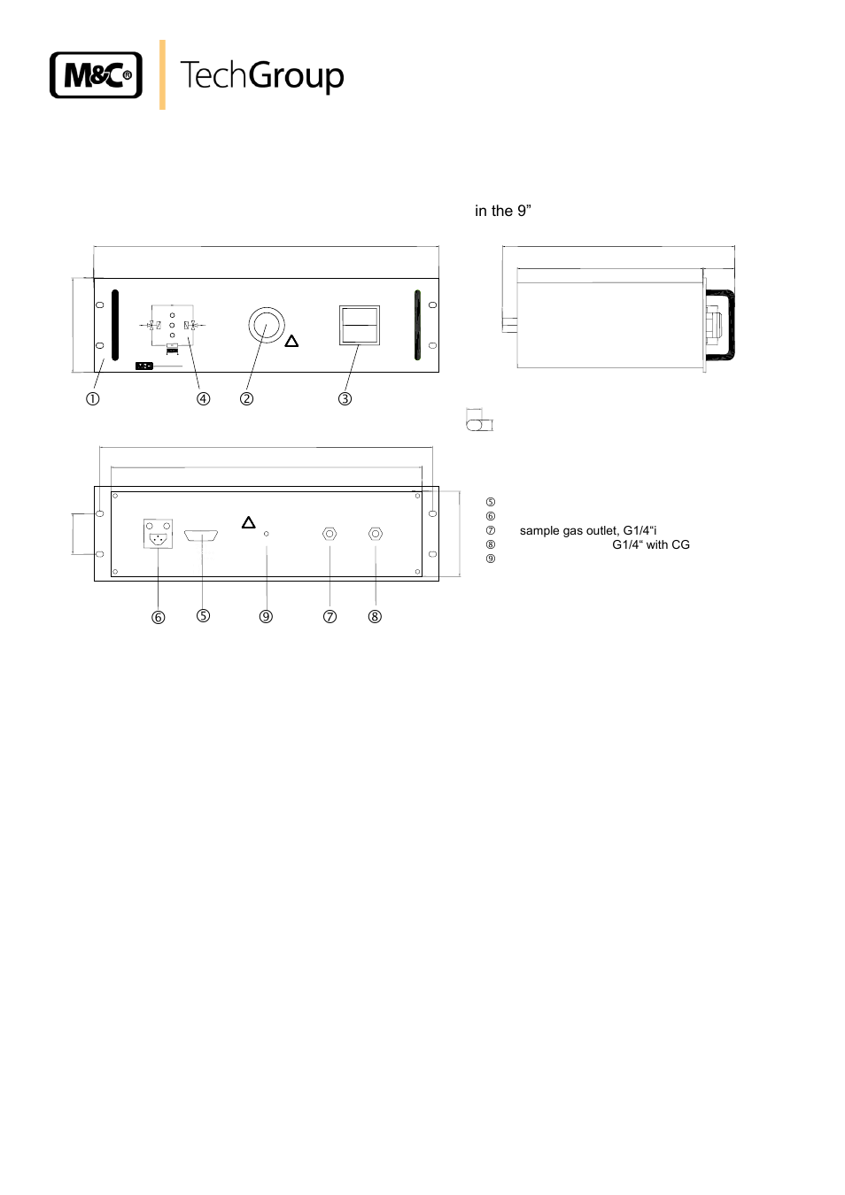 Description, Figure 4, Cg-2 and cg-2m | M&C TechGroup CG-2H-W_-2MH-W Operator's manual User Manual | Page 14 / 32