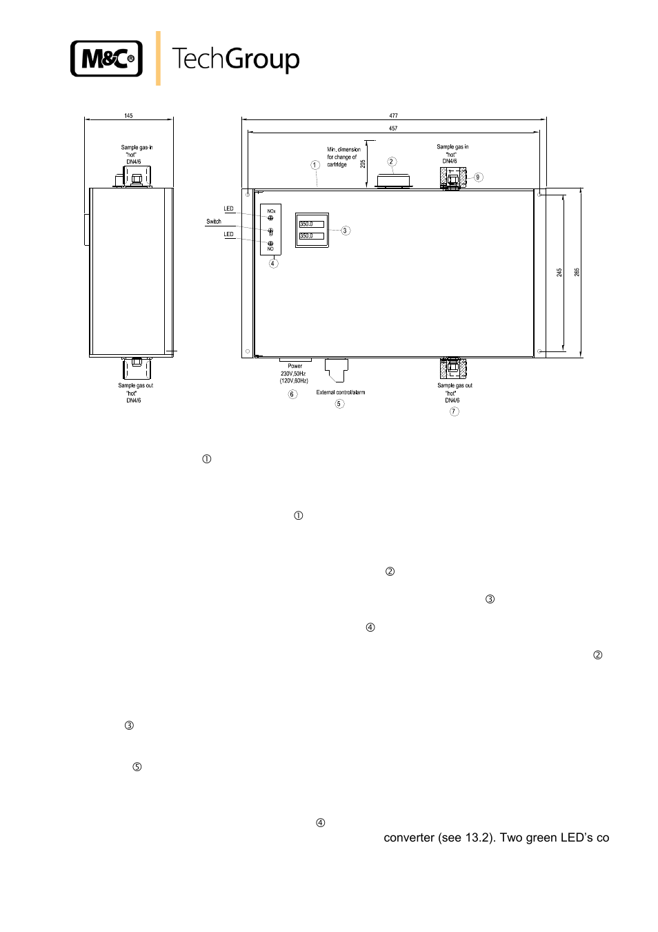 Figure 5, Cg-2h-w and cg-2mh-w | M&C TechGroup CG-2H-W_-2MH-W Operator's manual User Manual | Page 15 / 32