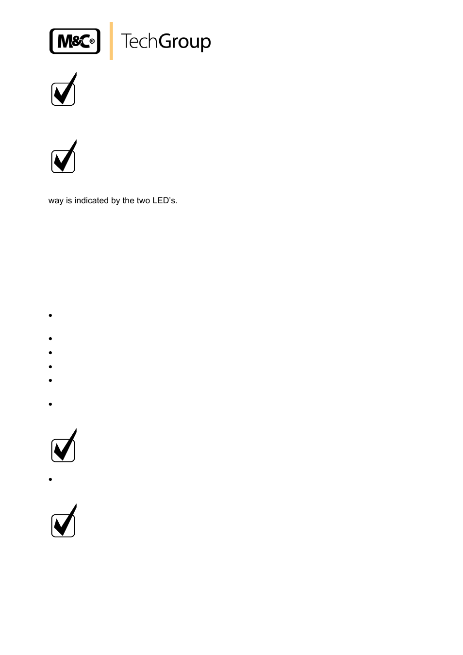 Starting-up | M&C TechGroup CG-2H-W_-2MH-W Operator's manual User Manual | Page 19 / 32