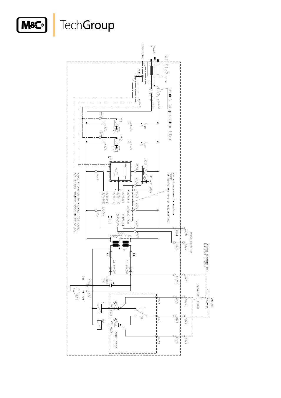 Figure 11, Wiring plan cg-2m, drawing no.: 2224-5.04.0 | M&C TechGroup CG-2H-W_-2MH-W Operator's manual User Manual | Page 30 / 32