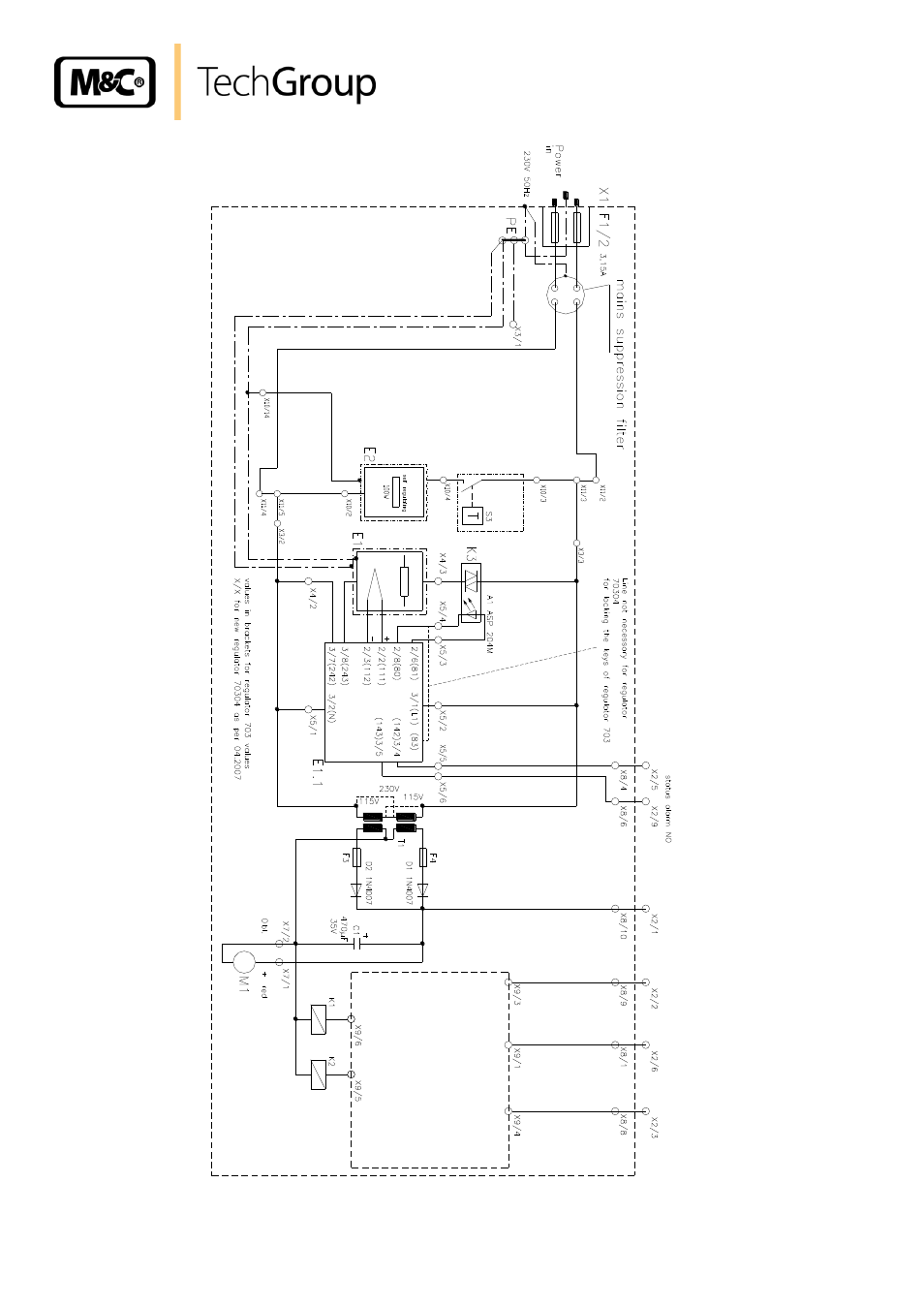 Figure 13, Wiring plan cg-2mh-w, drawing no. : 2224-5.04.5 | M&C TechGroup CG-2H-W_-2MH-W Operator's manual User Manual | Page 32 / 32