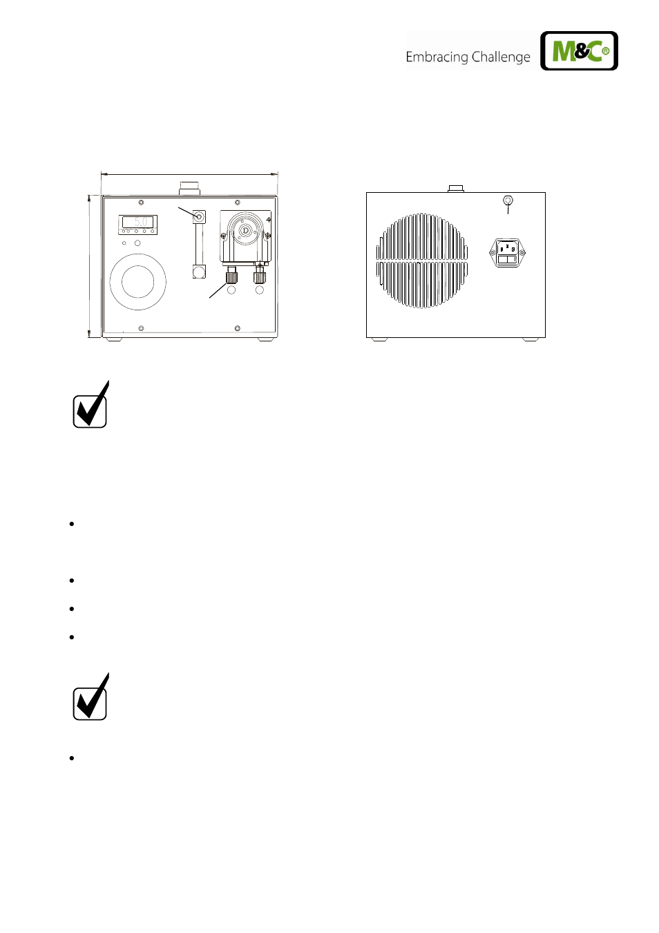 Supply connections, Hose connections, Figure 3 | Hose connections css-m portable | M&C TechGroup CSS-M Operator's manual User Manual | Page 11 / 25