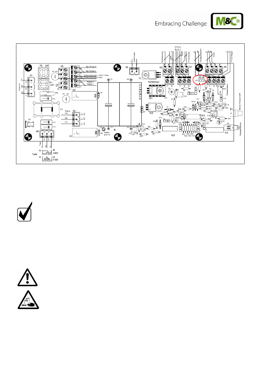Closing down, Figure 4, Electronic board css-m | M&C TechGroup CSS-M Operator's manual User Manual | Page 14 / 25