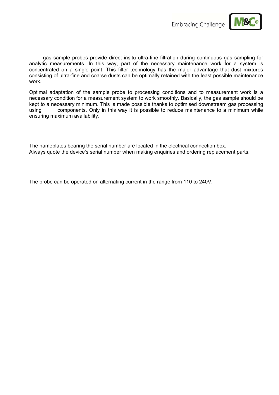 M&C TechGroup SP180-H Operator's manual User Manual | Page 7 / 17
