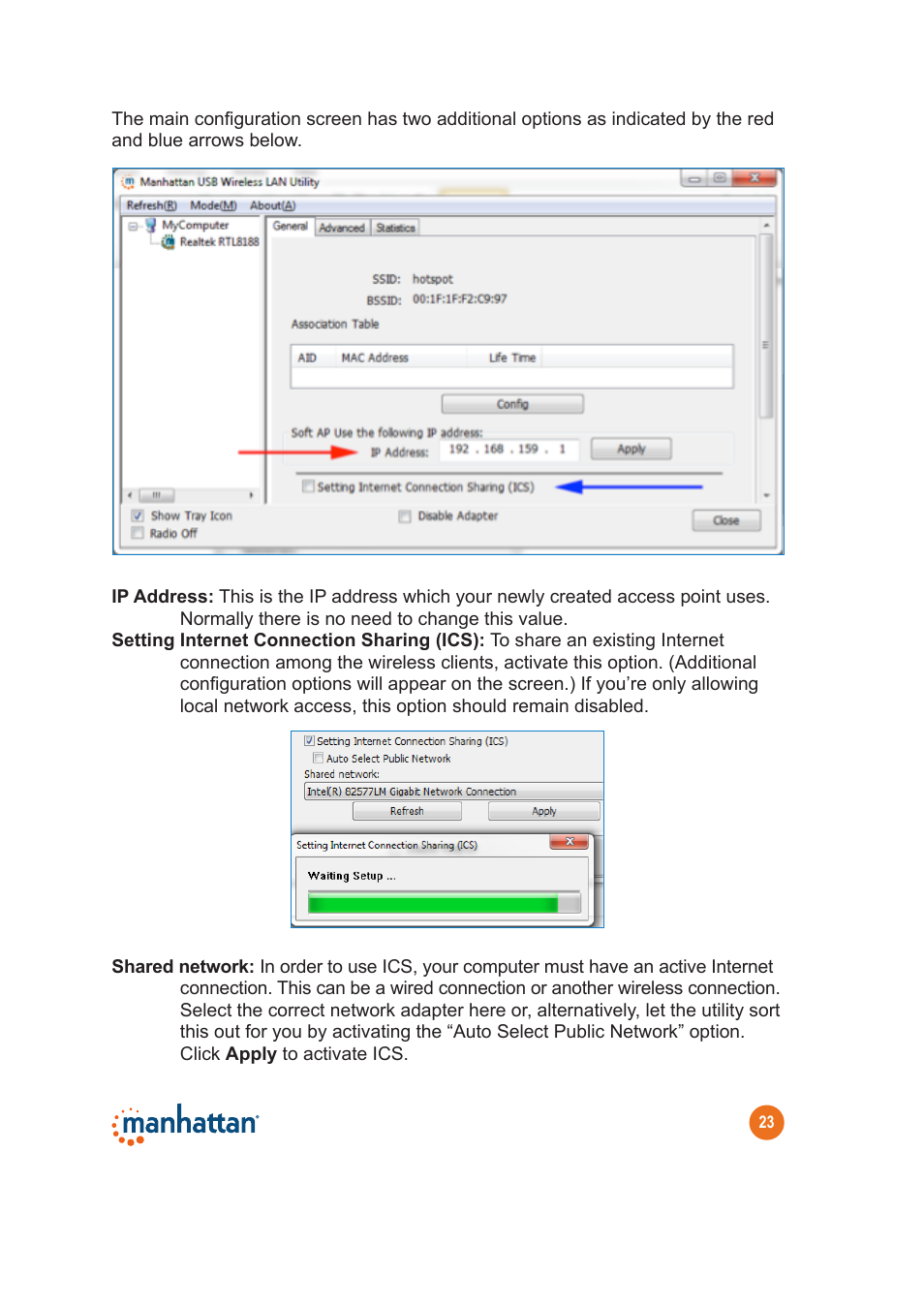 Manhattan 525534 Range+ 300N Adapter - Quick Install (Multi) User Manual | Page 23 / 26