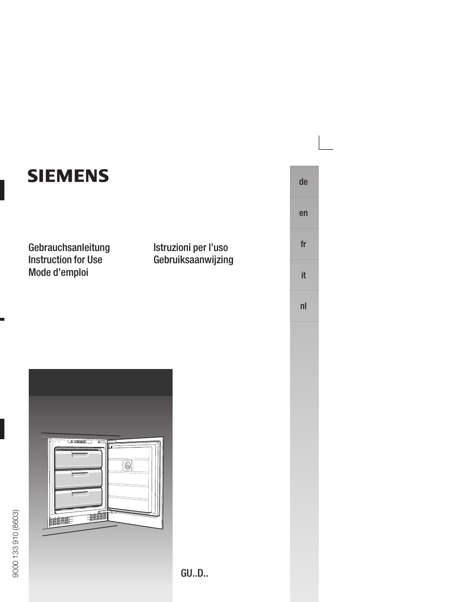 Siemens GU 15 DA 55 User Manual | 65 pages