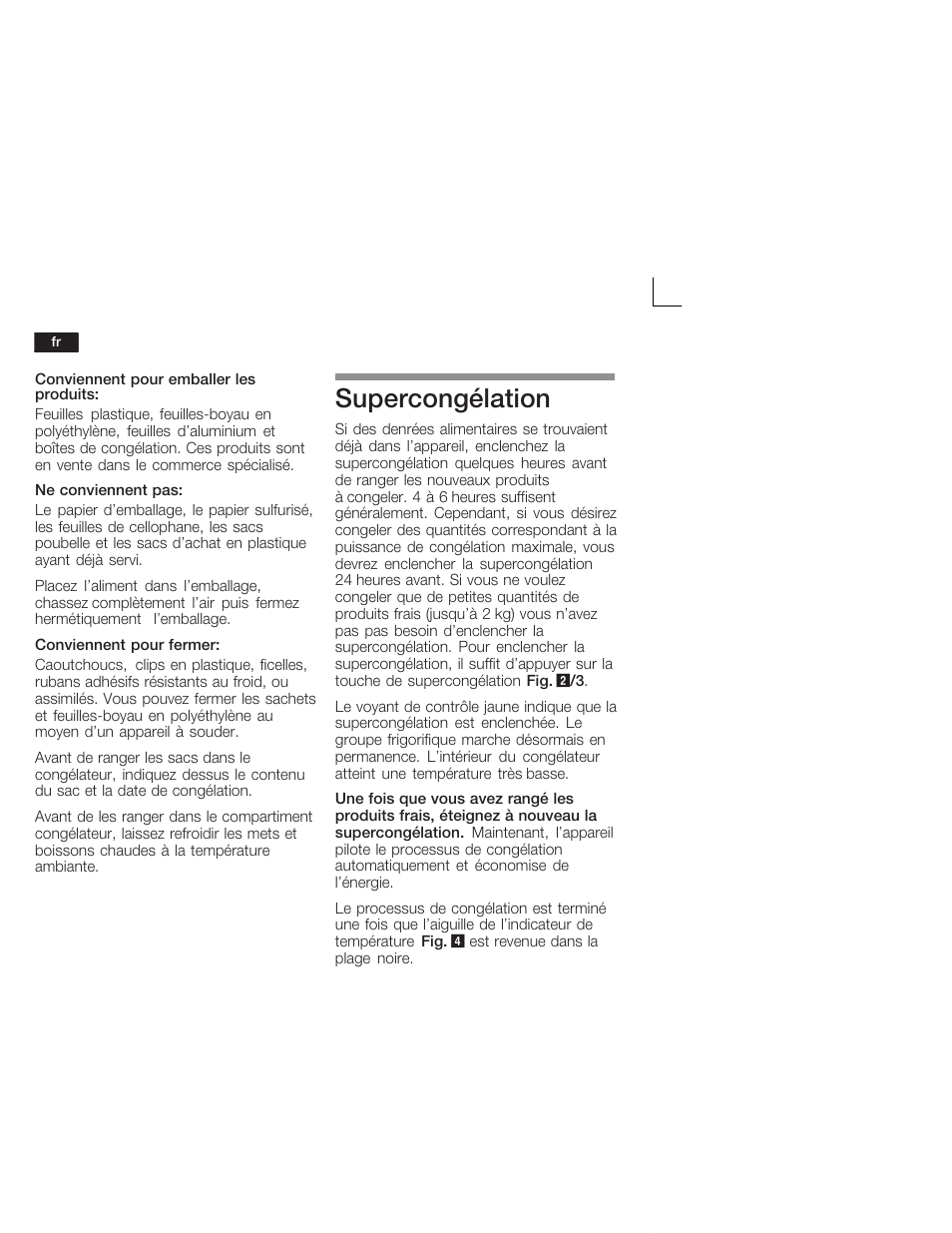 Supercongélation | Siemens GU 15 DA 55 User Manual | Page 34 / 65
