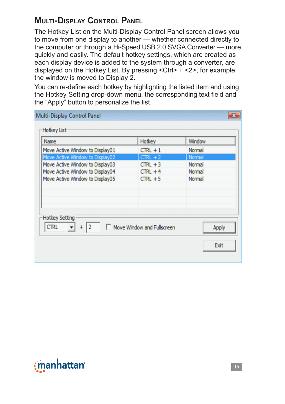 Manhattan 179225 Hi-Speed USB 2.0 SVGA Converter - Manual User Manual | Page 15 / 20