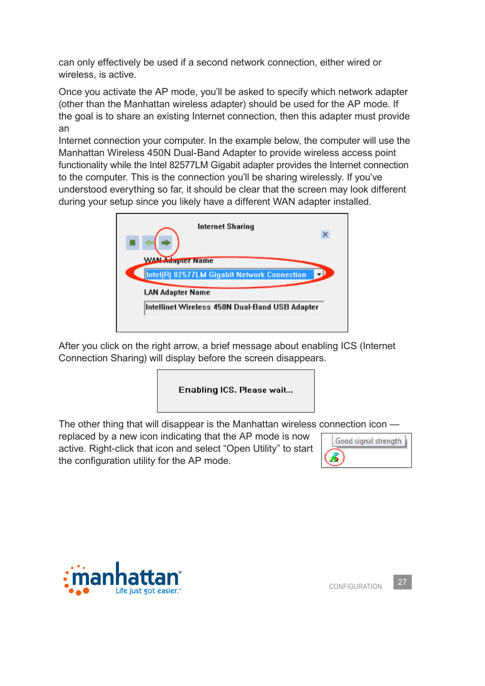 Manhattan 525510 Range+ 150N Wireless Adapter - Manual User Manual | Page 27 / 40