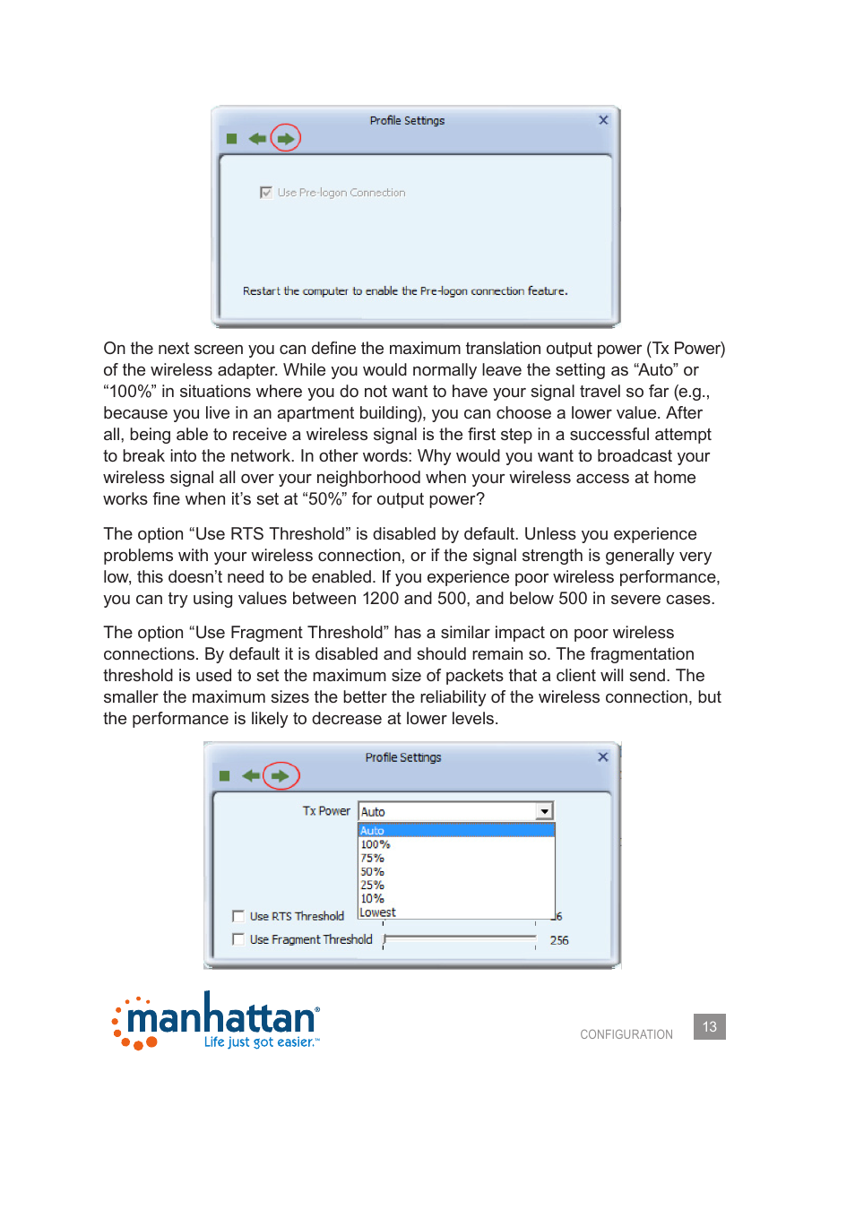 Manhattan 525473 Wireless 150N PCI Card - Manual User Manual | Page 13 / 40