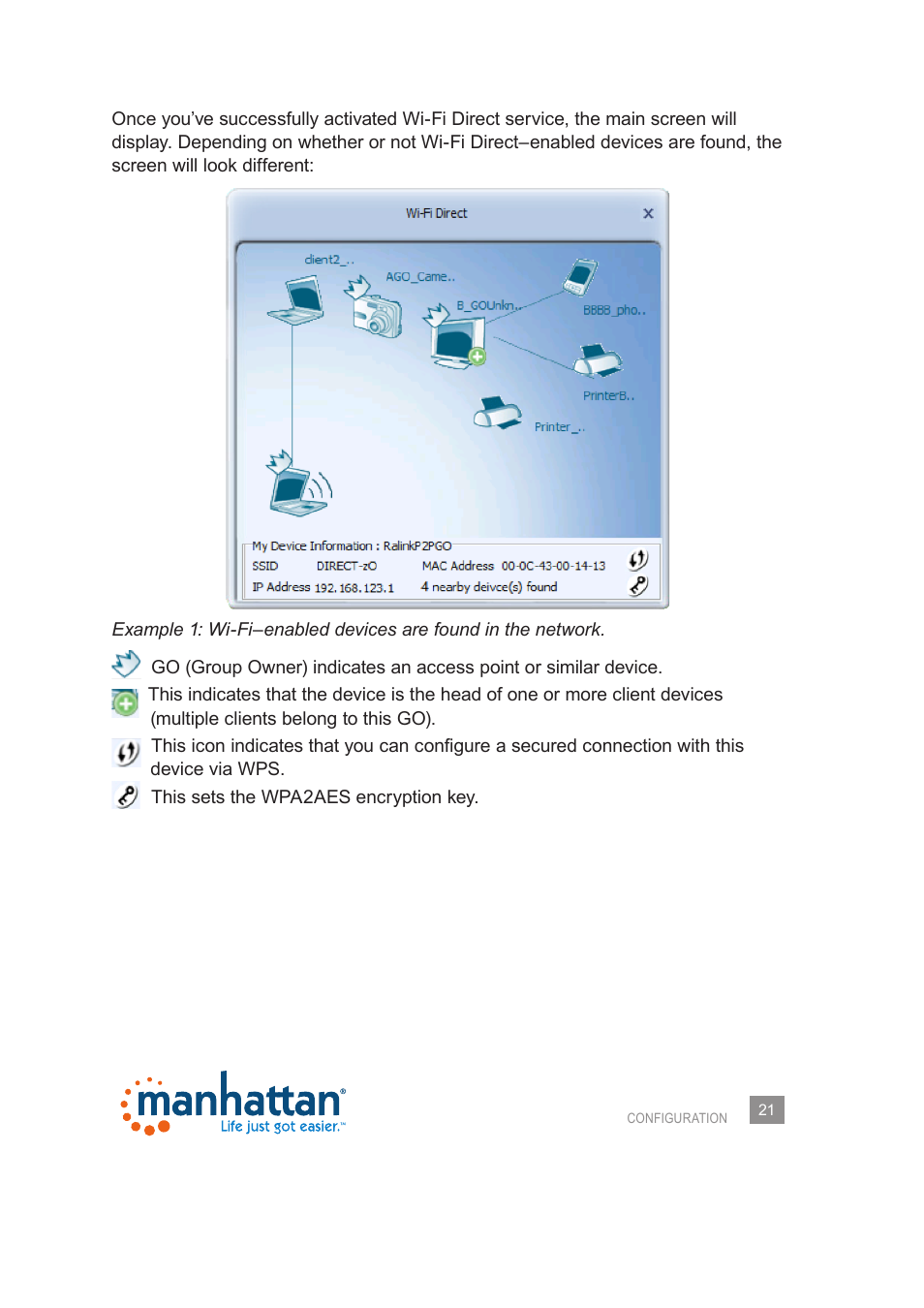 Manhattan 525473 Wireless 150N PCI Card - Manual User Manual | Page 21 / 40