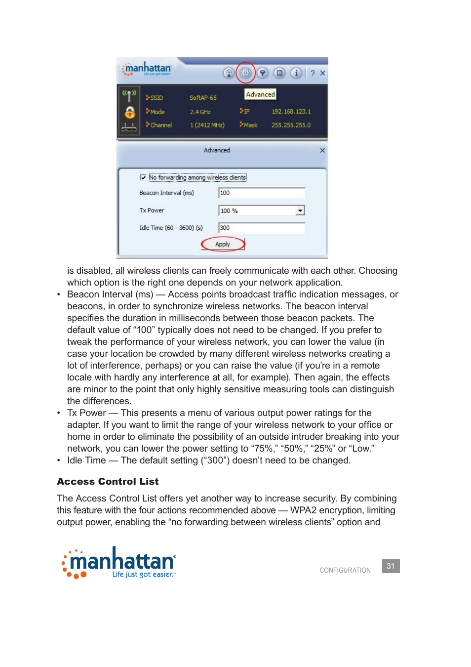 Manhattan 525473 Wireless 150N PCI Card - Manual User Manual | Page 31 / 40