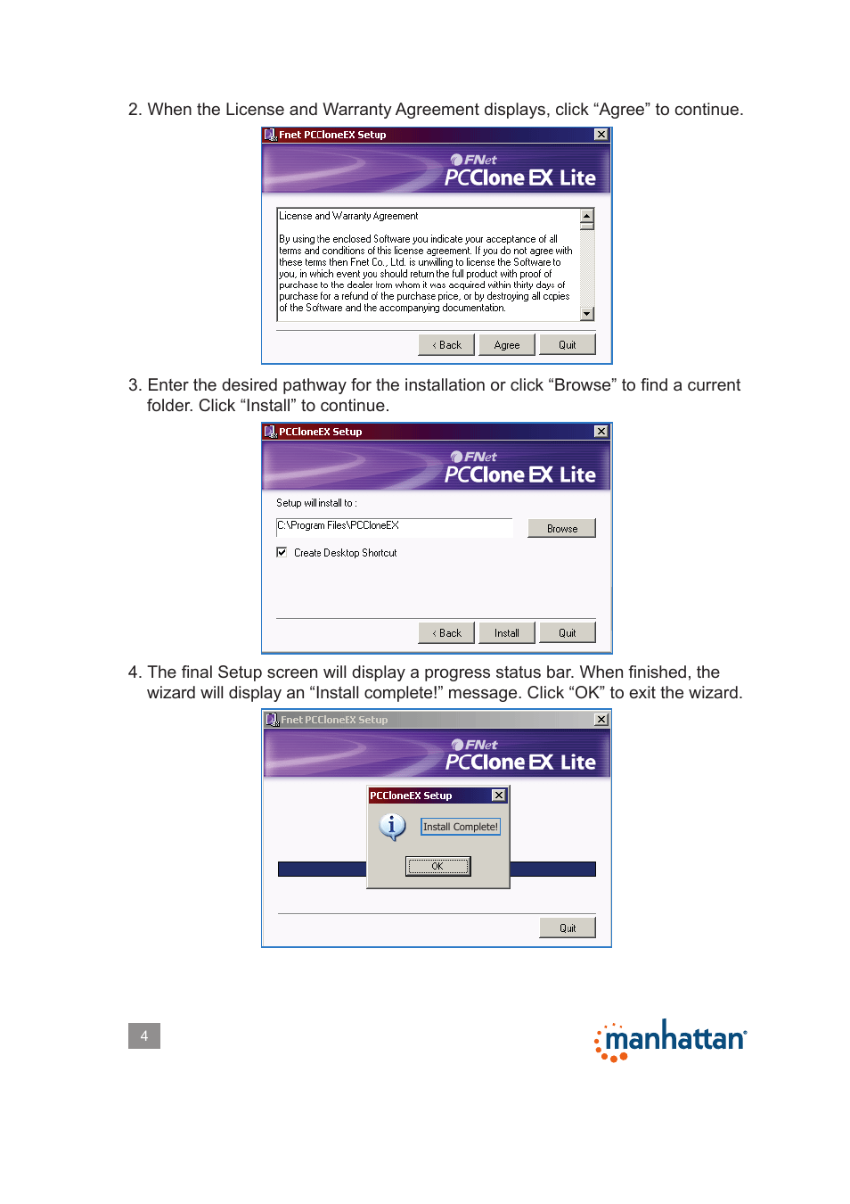 Manhattan 179195 Hi-Speed USB to SATA_IDE Adapter - Manual User Manual | Page 4 / 18