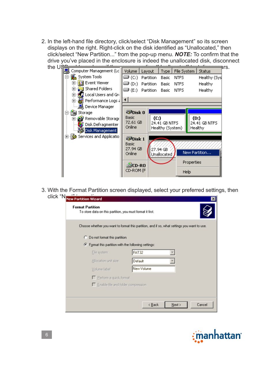 Manhattan 179195 Hi-Speed USB to SATA_IDE Adapter - Manual User Manual | Page 6 / 18