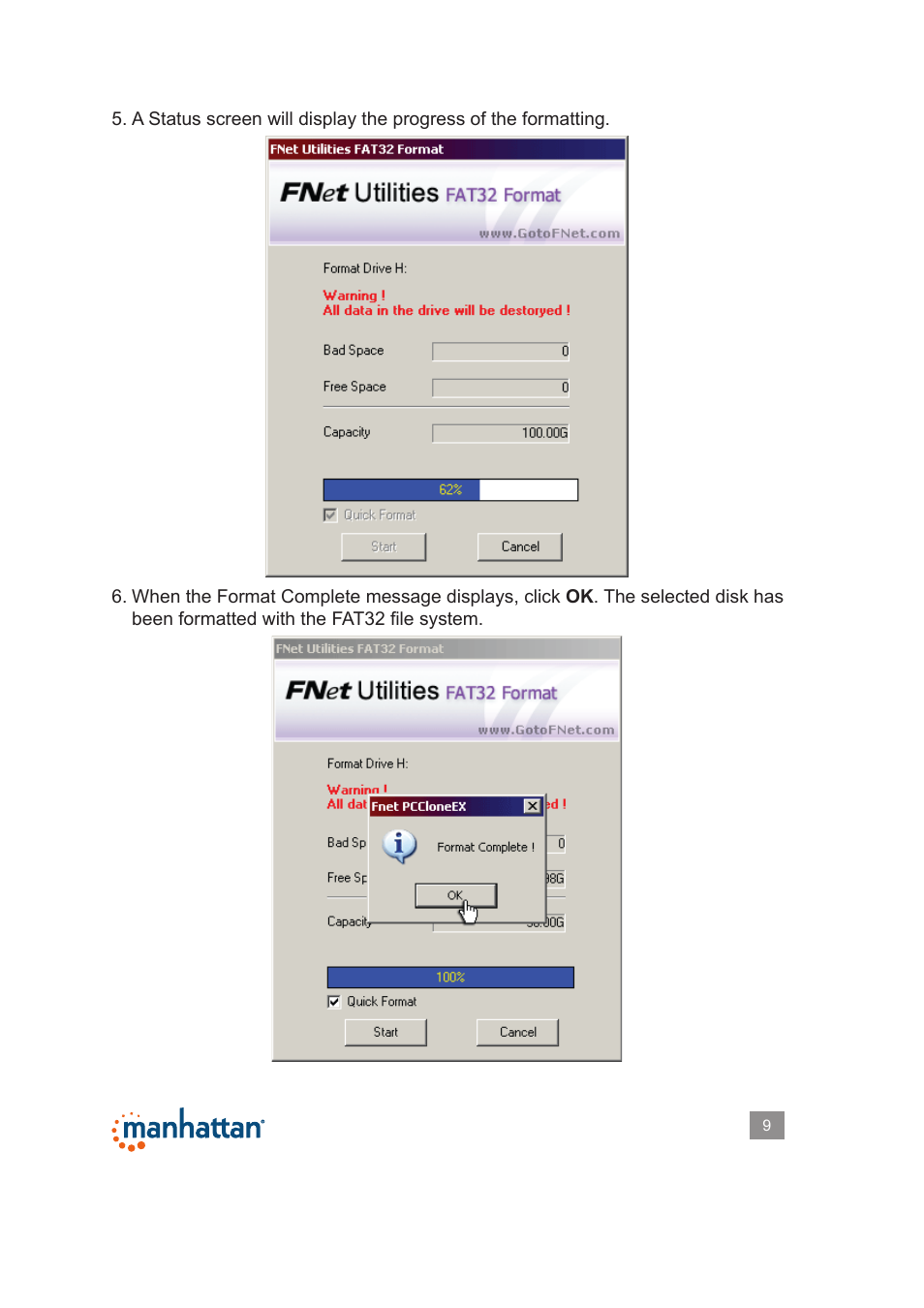 Manhattan 130288 Drive Enclosure - Manual User Manual | Page 9 / 18