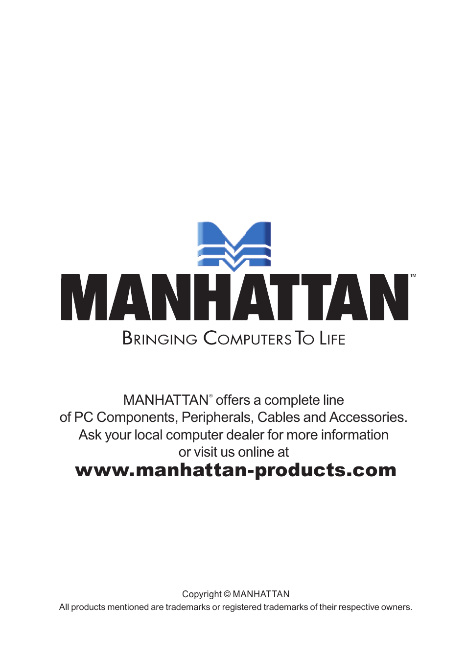 Manhattan 177146 HDMI Splitter - Manual User Manual | Page 4 / 4