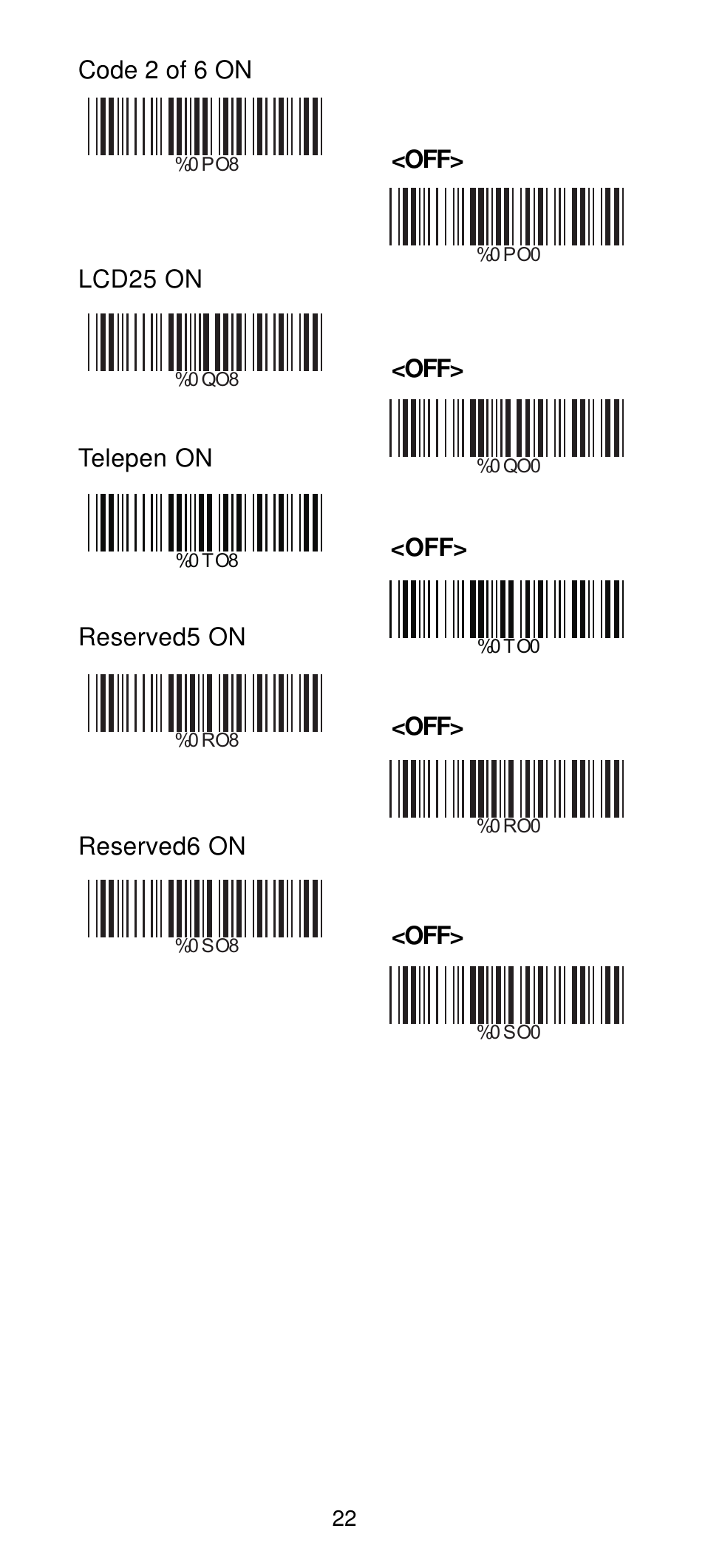 Manhattan 460835 Long Range CCD Barcode Scanner - Programming Menu User Manual | Page 24 / 74