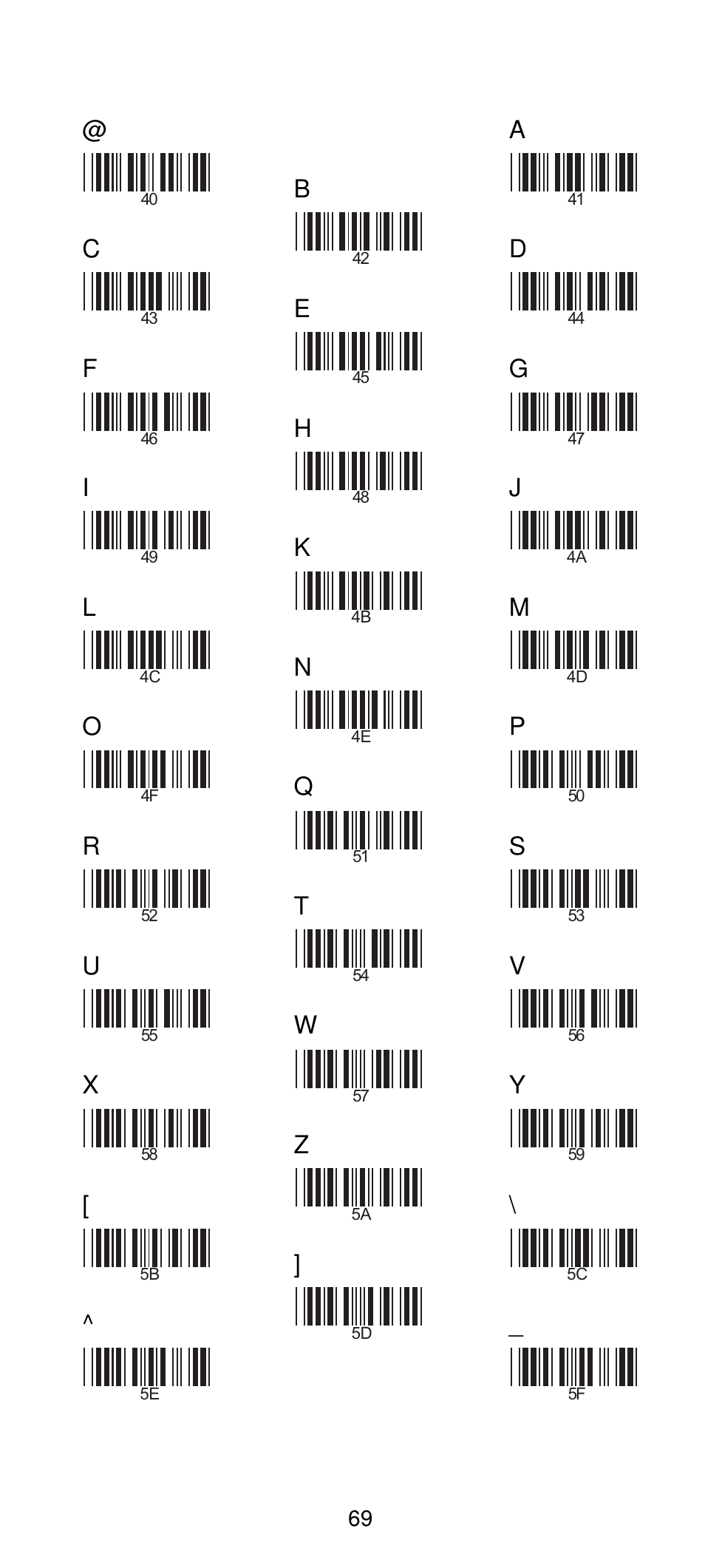 Manhattan 460835 Long Range CCD Barcode Scanner - Programming Menu User Manual | Page 71 / 74