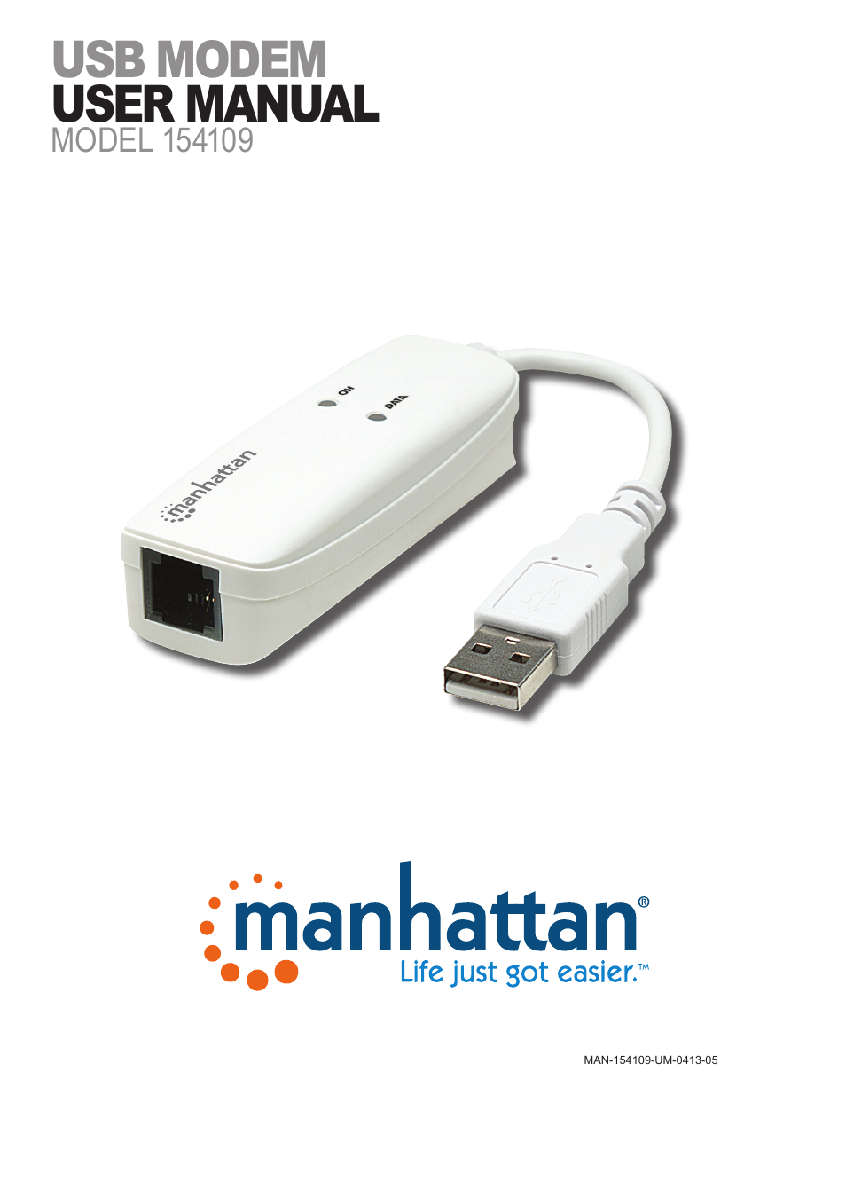 Manhattan 154109 USB Modem - Manual User Manual | 12 pages