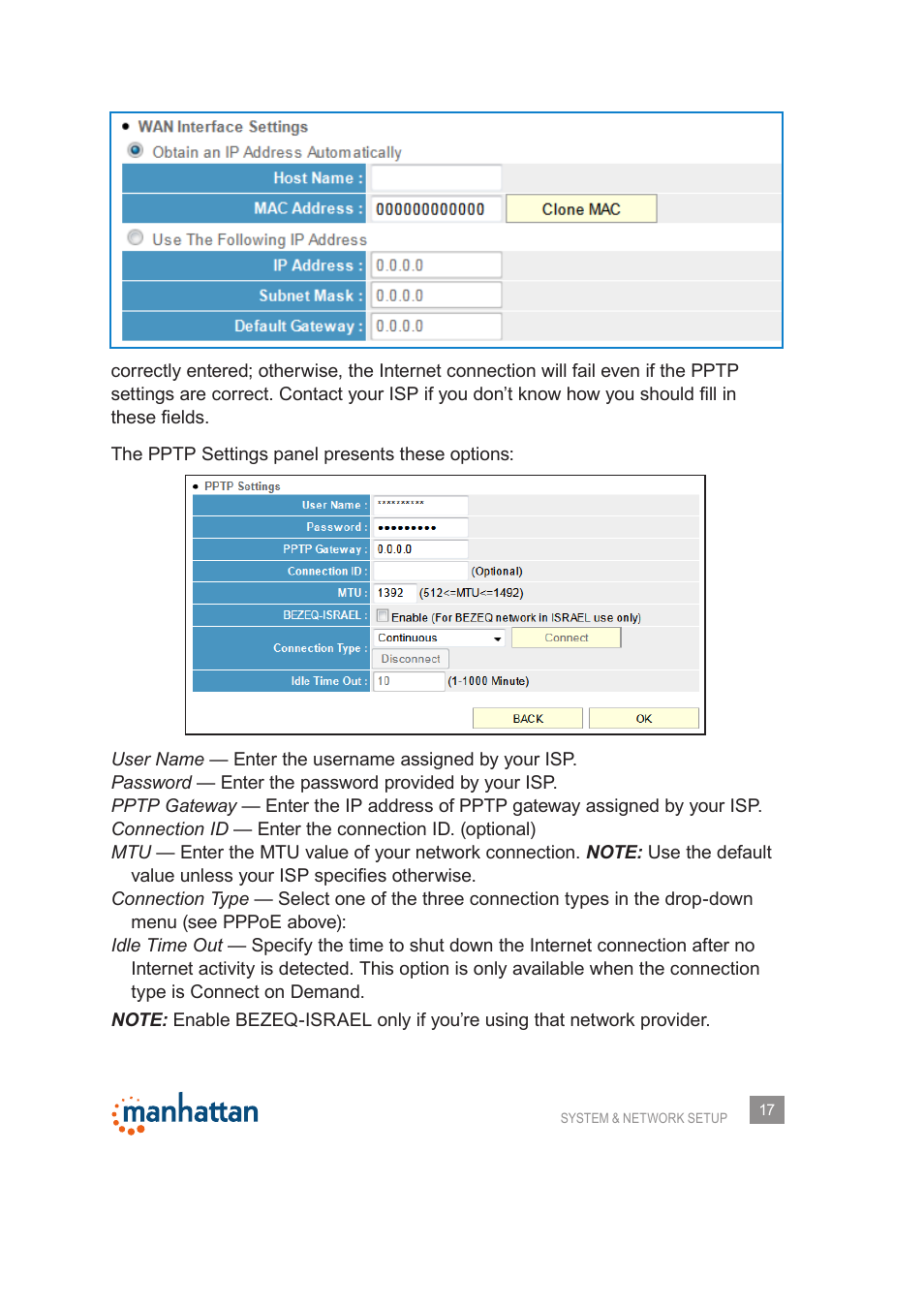 Manhattan 525480 150N Wireless Router - Manual User Manual | Page 17 / 64