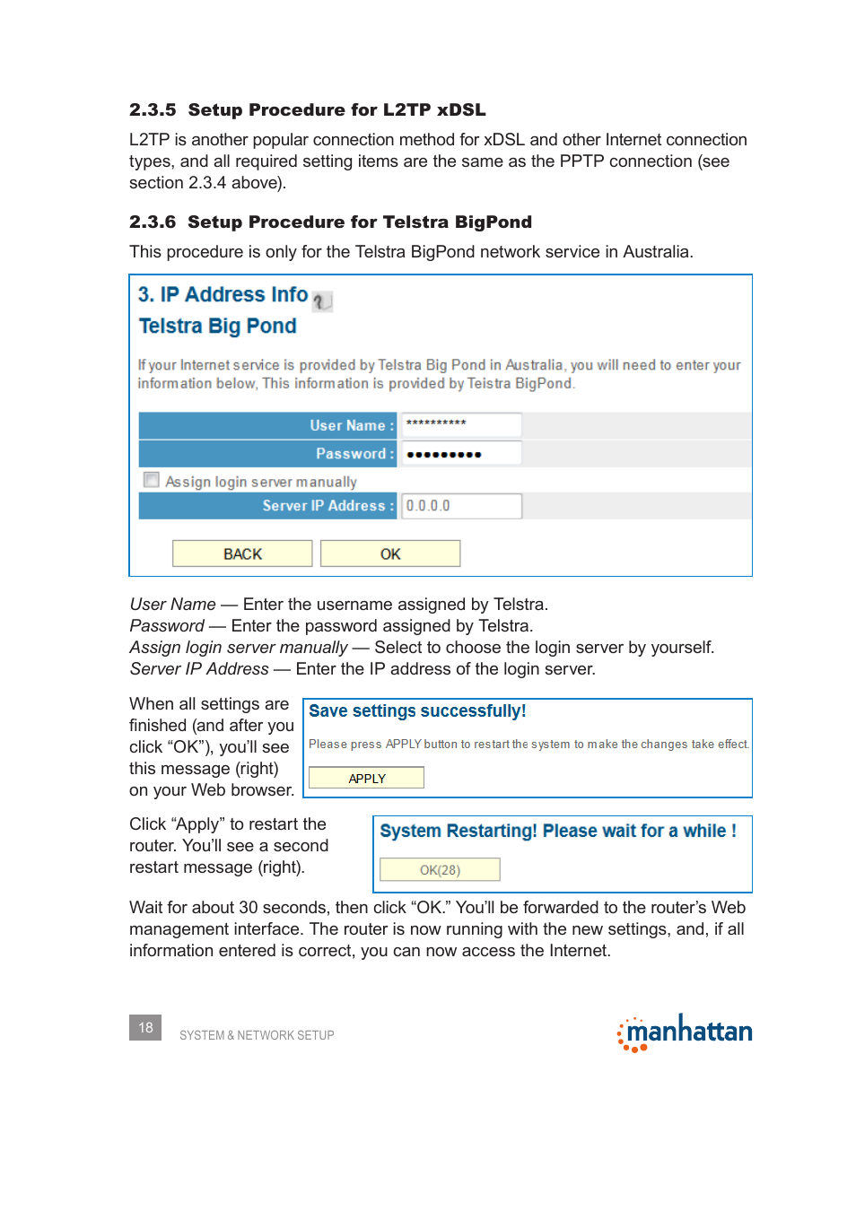 Manhattan 525480 150N Wireless Router - Manual User Manual | Page 18 / 64