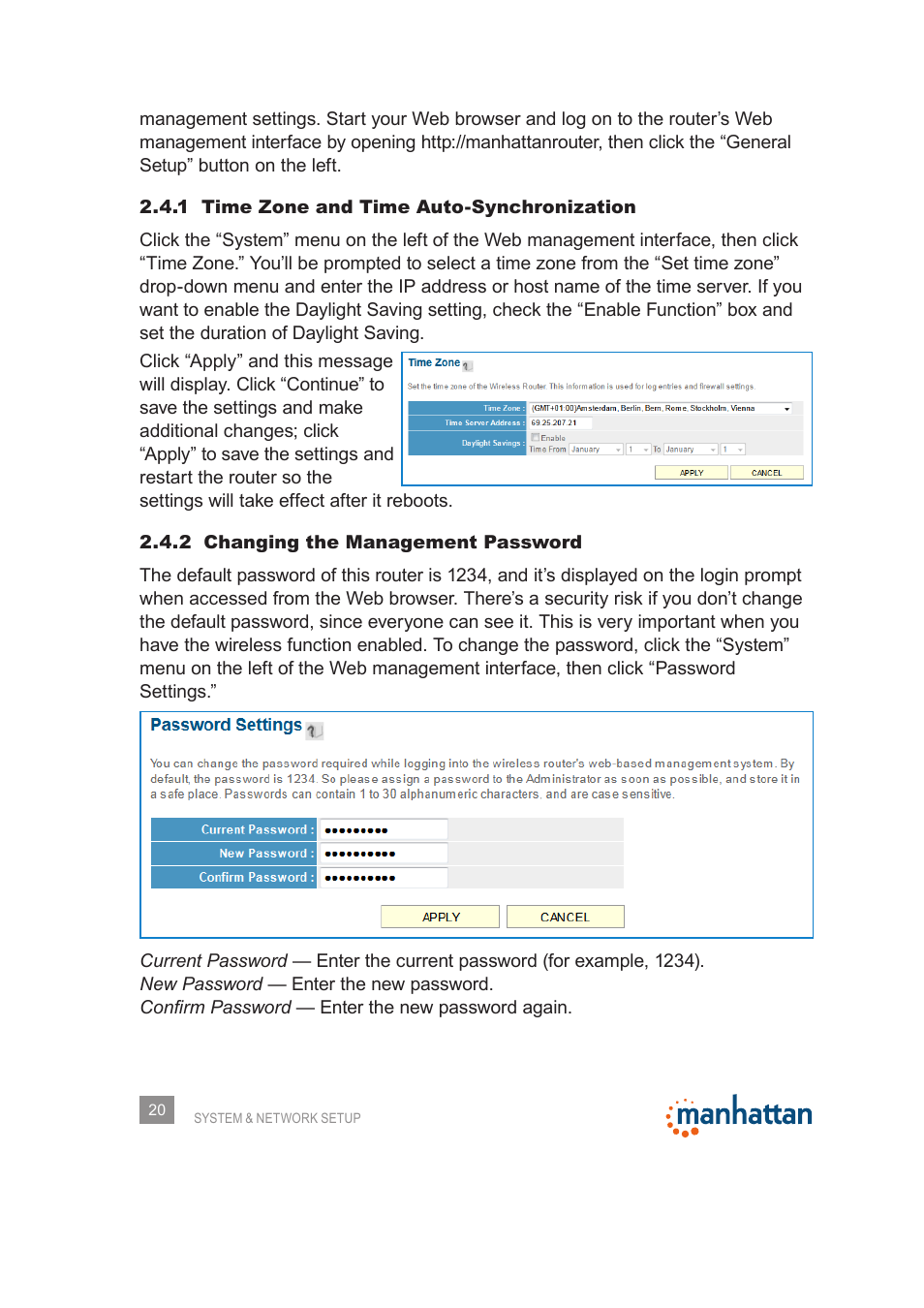 Manhattan 525480 150N Wireless Router - Manual User Manual | Page 20 / 64