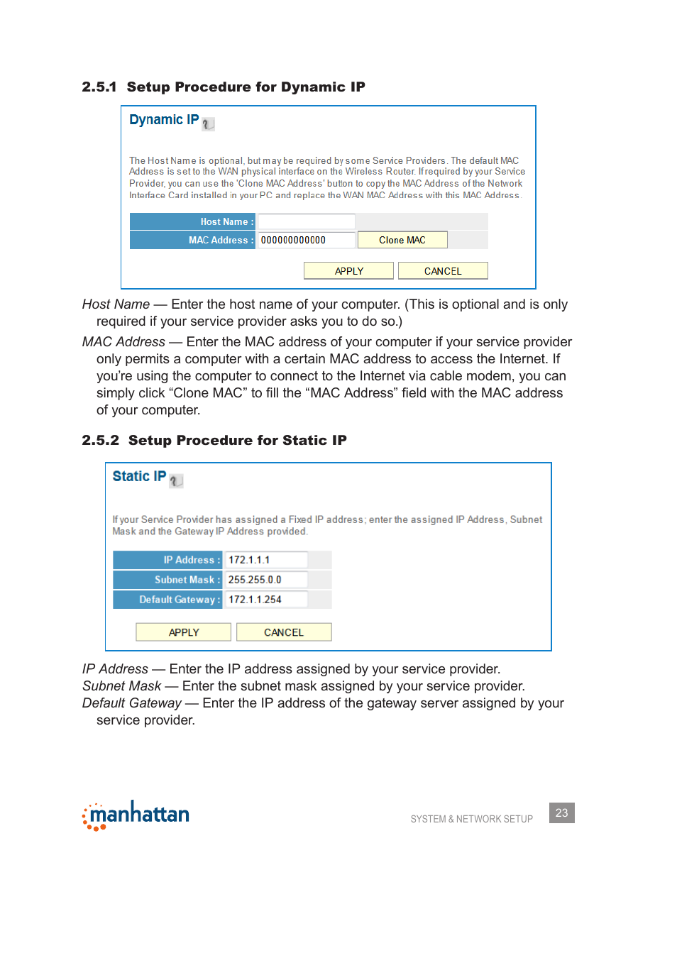 Manhattan 525480 150N Wireless Router - Manual User Manual | Page 23 / 64